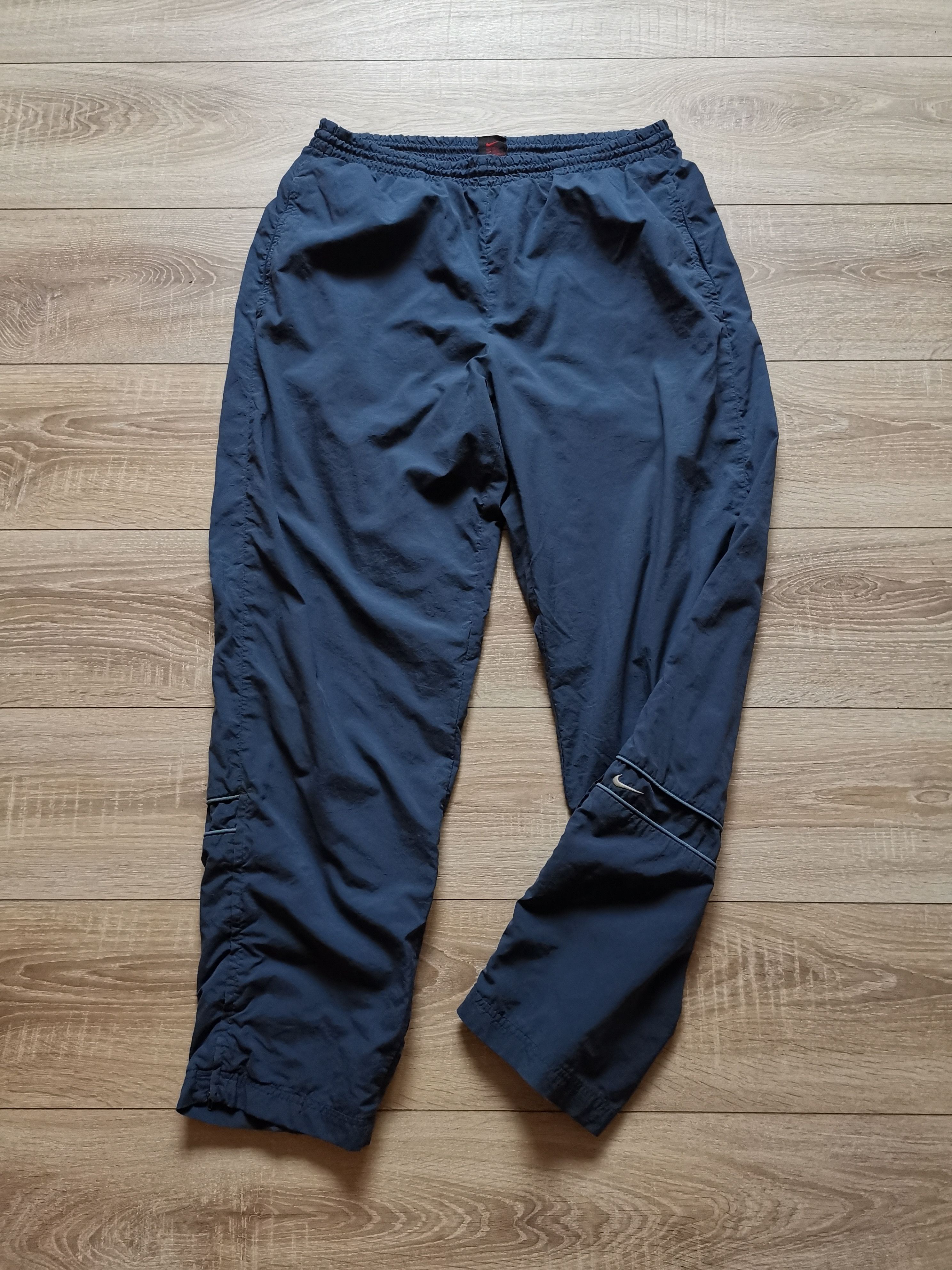 Nike Nike Vintage swoosh logo blue track pants Size US 34 / EU 50 - 1 Thumbnail