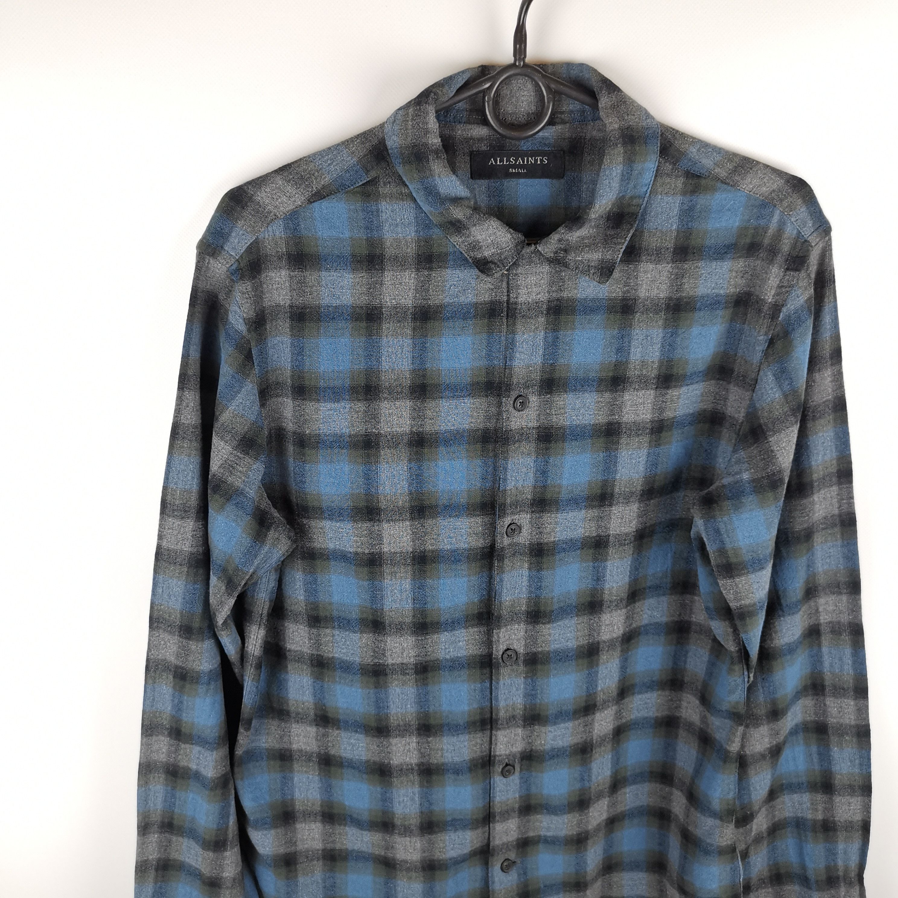 Allsaints Allsaints banyan ls shirt flannel travis scott style Size US S / EU 44-46 / 1 - 2 Thumbnail