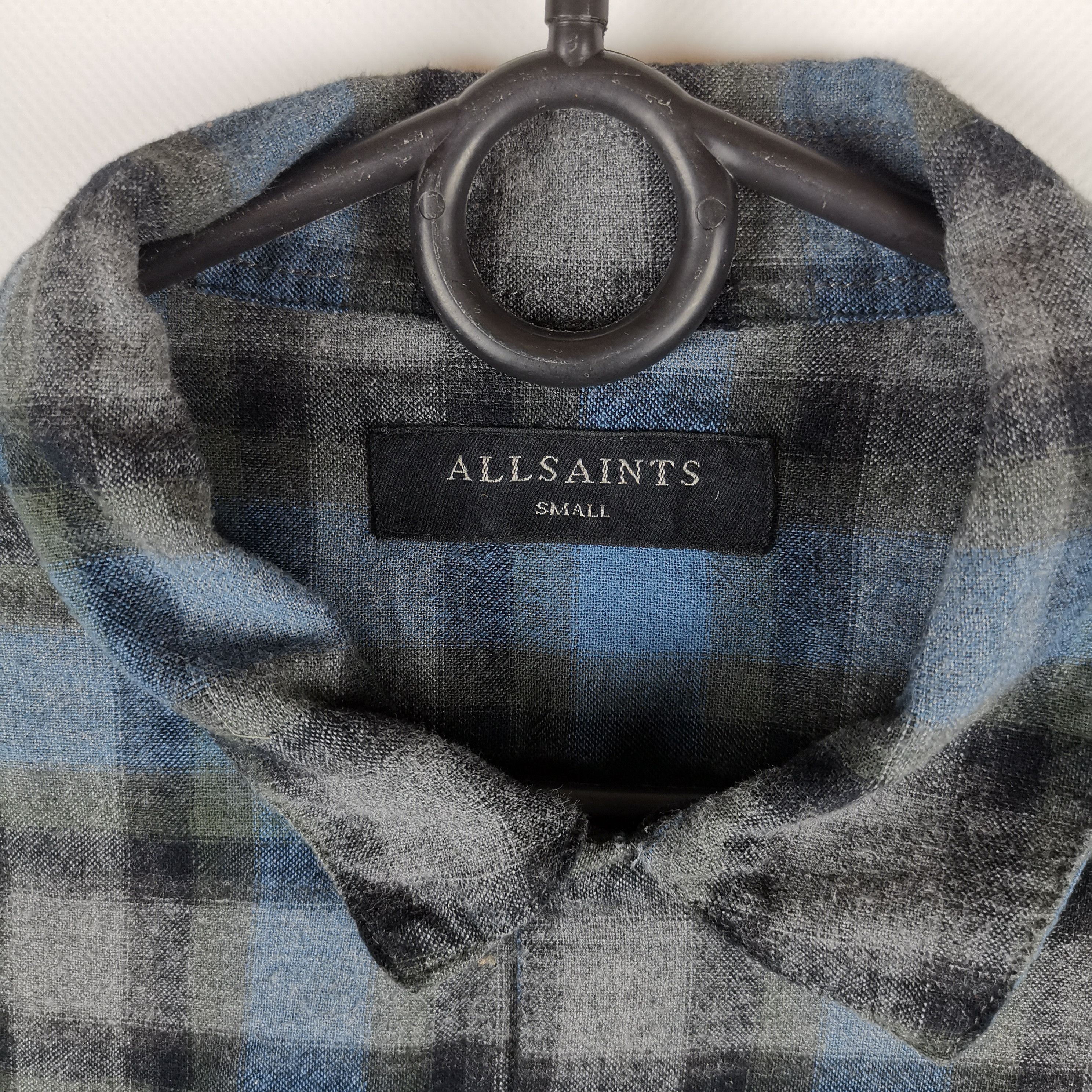 Allsaints Allsaints banyan ls shirt flannel travis scott style Size US S / EU 44-46 / 1 - 6 Thumbnail