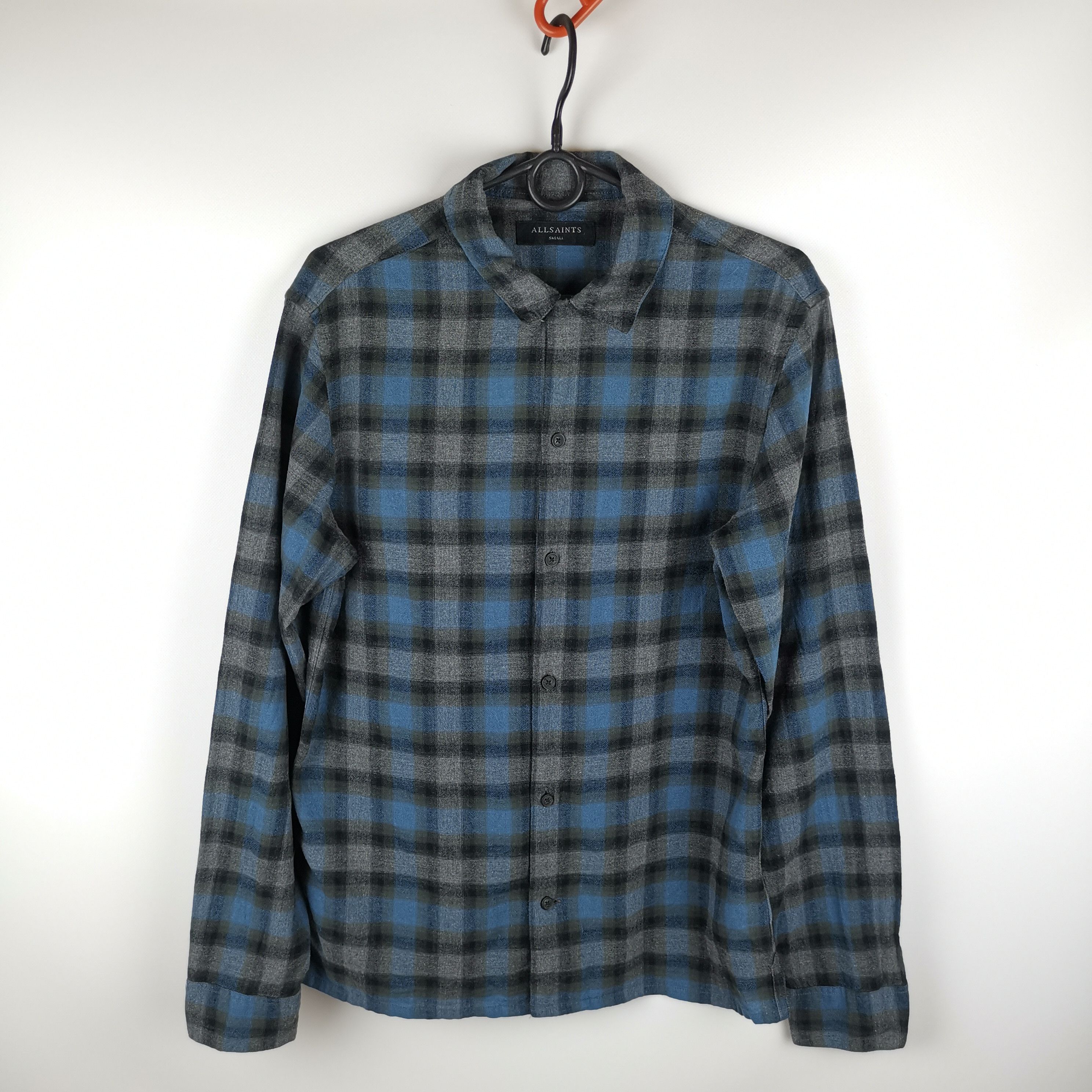Allsaints Allsaints banyan ls shirt flannel travis scott style Size US S / EU 44-46 / 1 - 3 Thumbnail