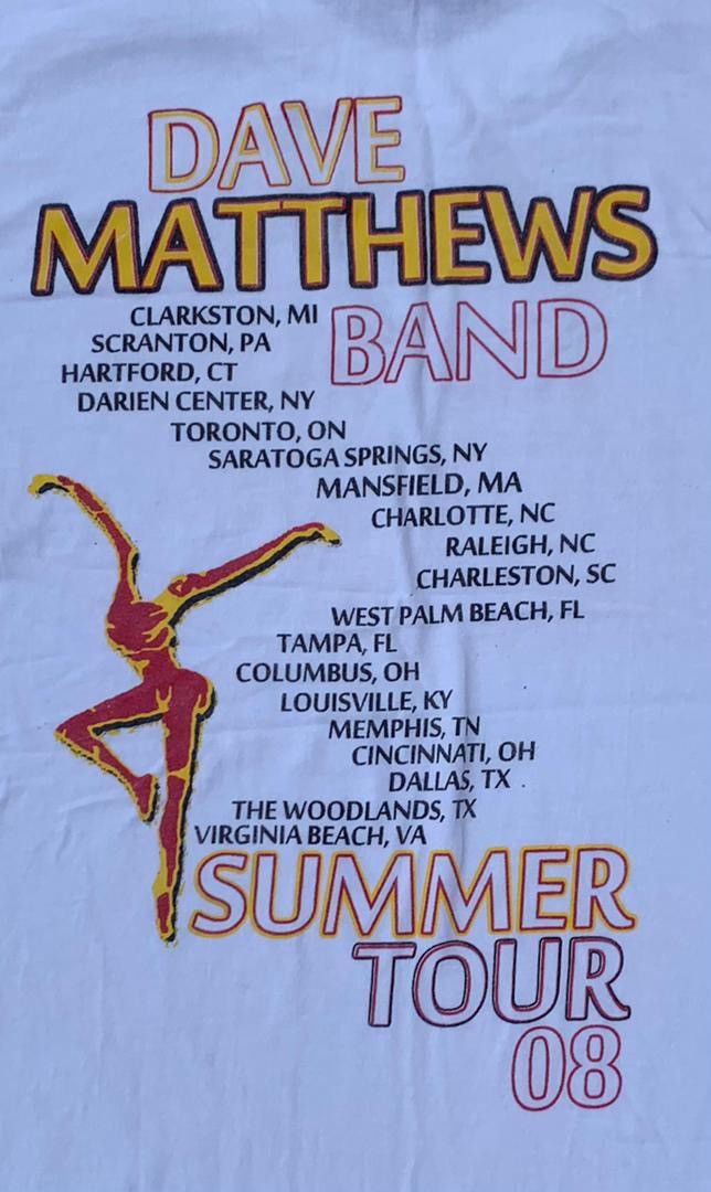 Band Tees × Vintage Vintage Tee D - 11 dave matthew bands Size US M / EU 48-50 / 2 - 4 Thumbnail