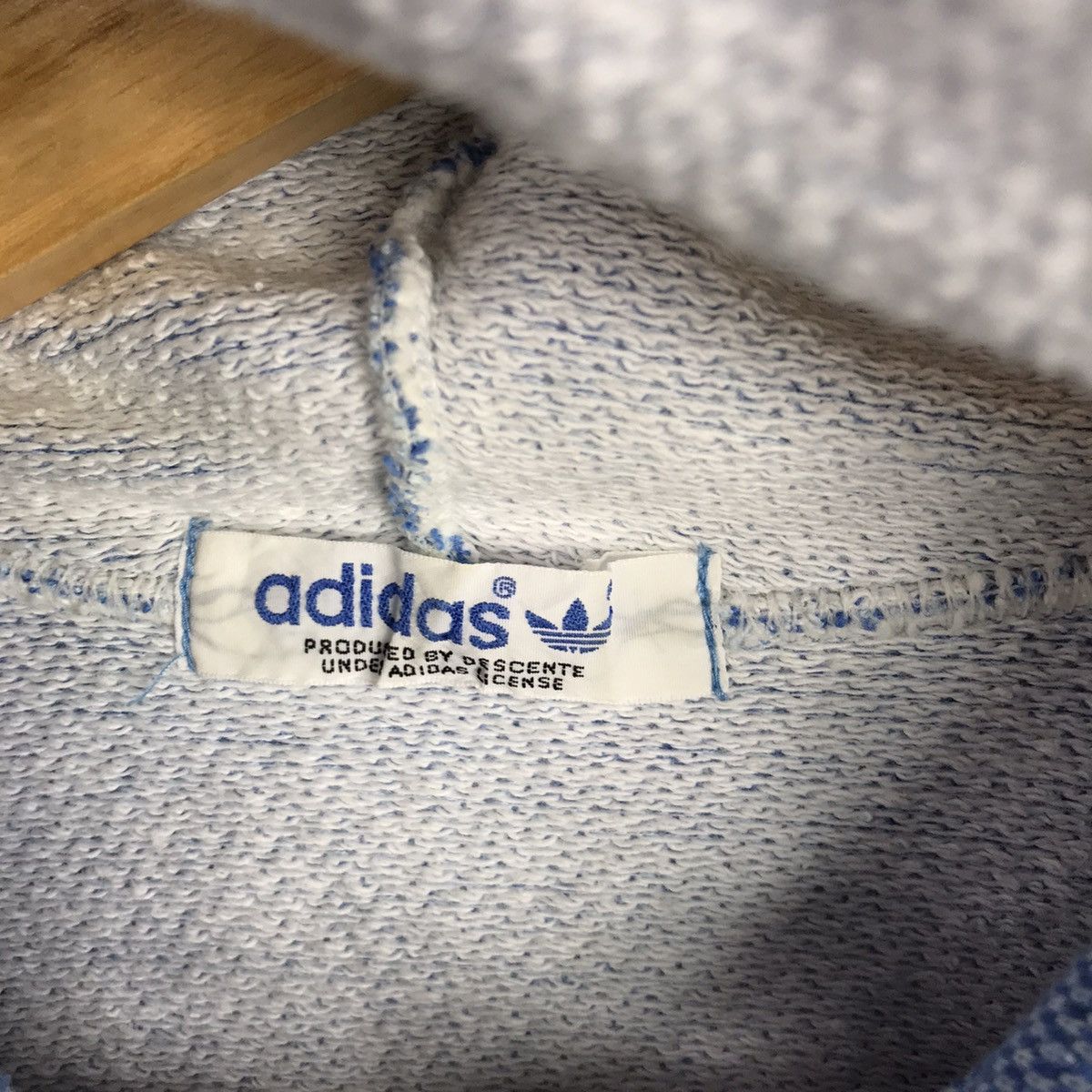 Adidas Vintage 90s Adidas Minimalist Zip Up Hoodie Pullover Size US M / EU 48-50 / 2 - 7 Thumbnail
