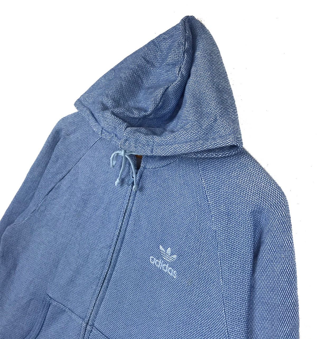 Adidas Vintage 90s Adidas Minimalist Zip Up Hoodie Pullover Size US M / EU 48-50 / 2 - 4 Thumbnail