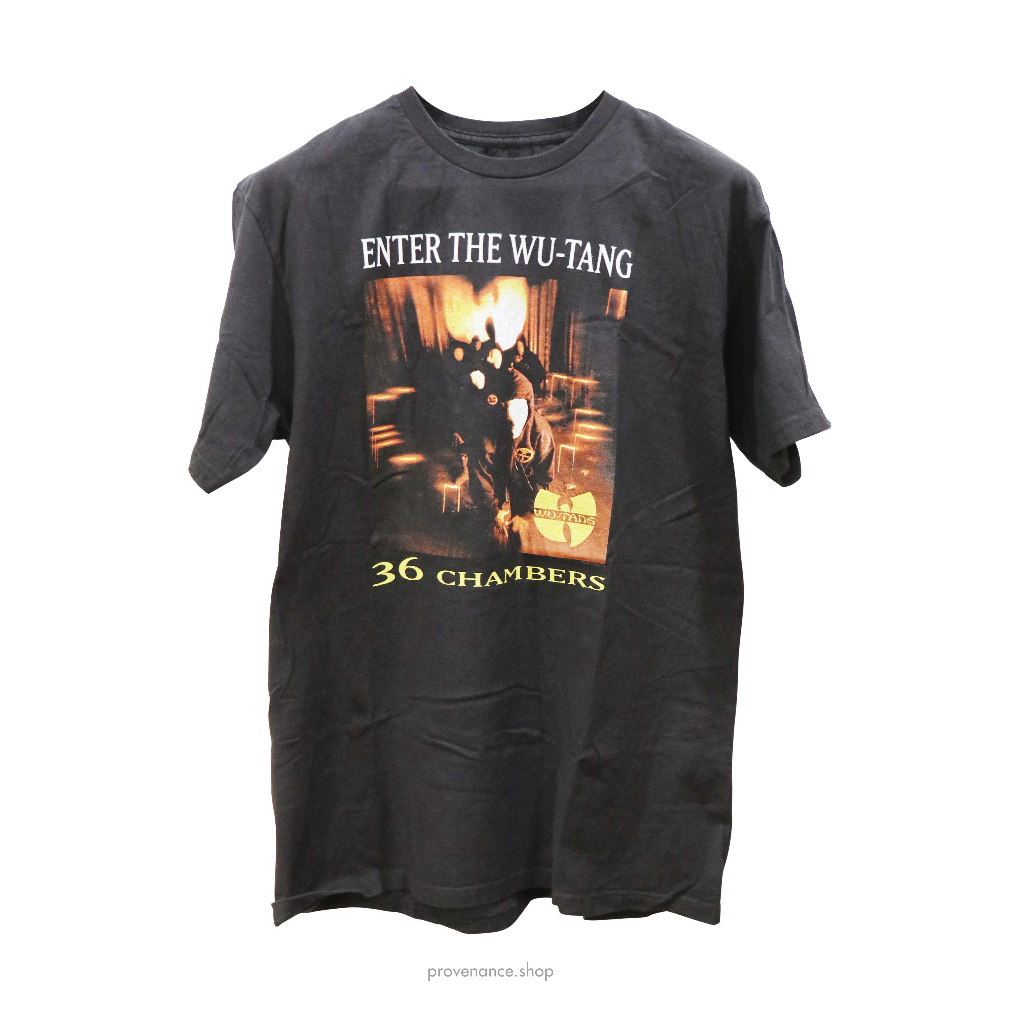 image of Rap Tees x Wu Tang Clan 36 Chambers Vintage T-Shirt in Black, Men's (Size Large)