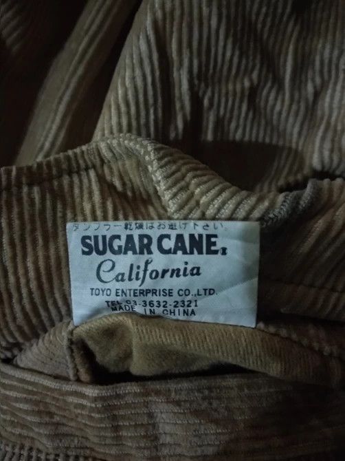 Sugar Cane Vintage Sugarcane Military Usa Sherpa corduroy jacket Size US XL / EU 56 / 4 - 5 Thumbnail