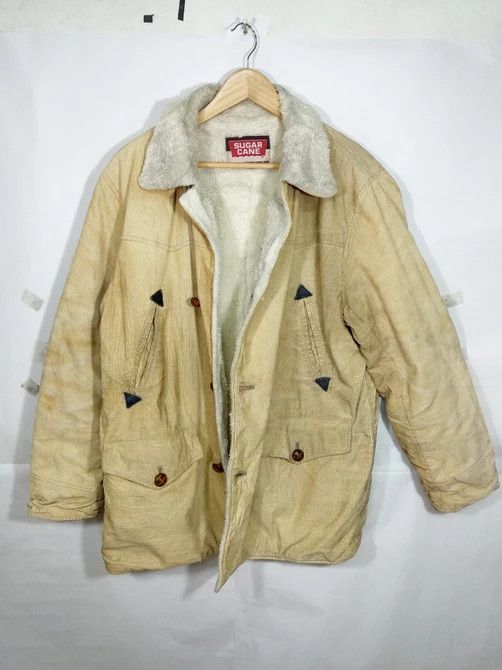 Sugar Cane Vintage Sugarcane Military Usa Sherpa corduroy jacket Size US XL / EU 56 / 4 - 2 Thumbnail