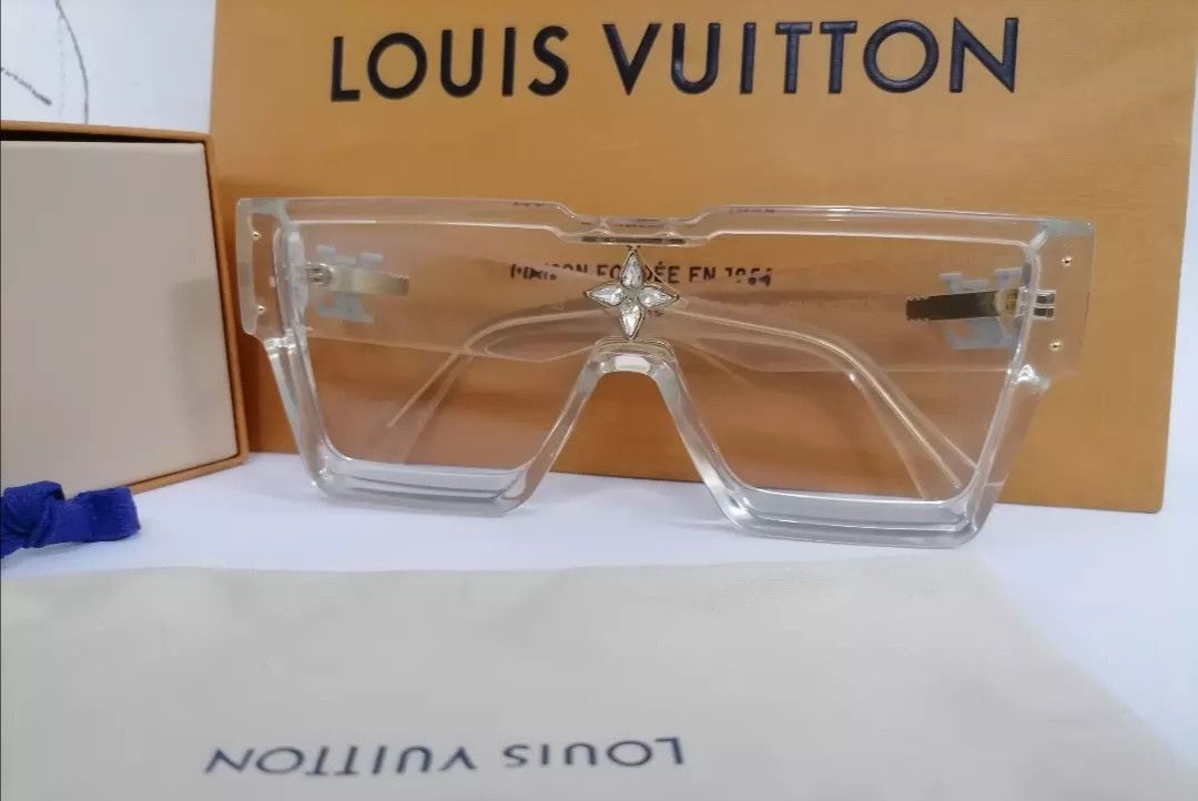 Louis Vuitton × Virgil Abloh Louis Vuitton Virgil Abloh Cyclone Sunglasses 2022 Size ONE SIZE - 4 Thumbnail