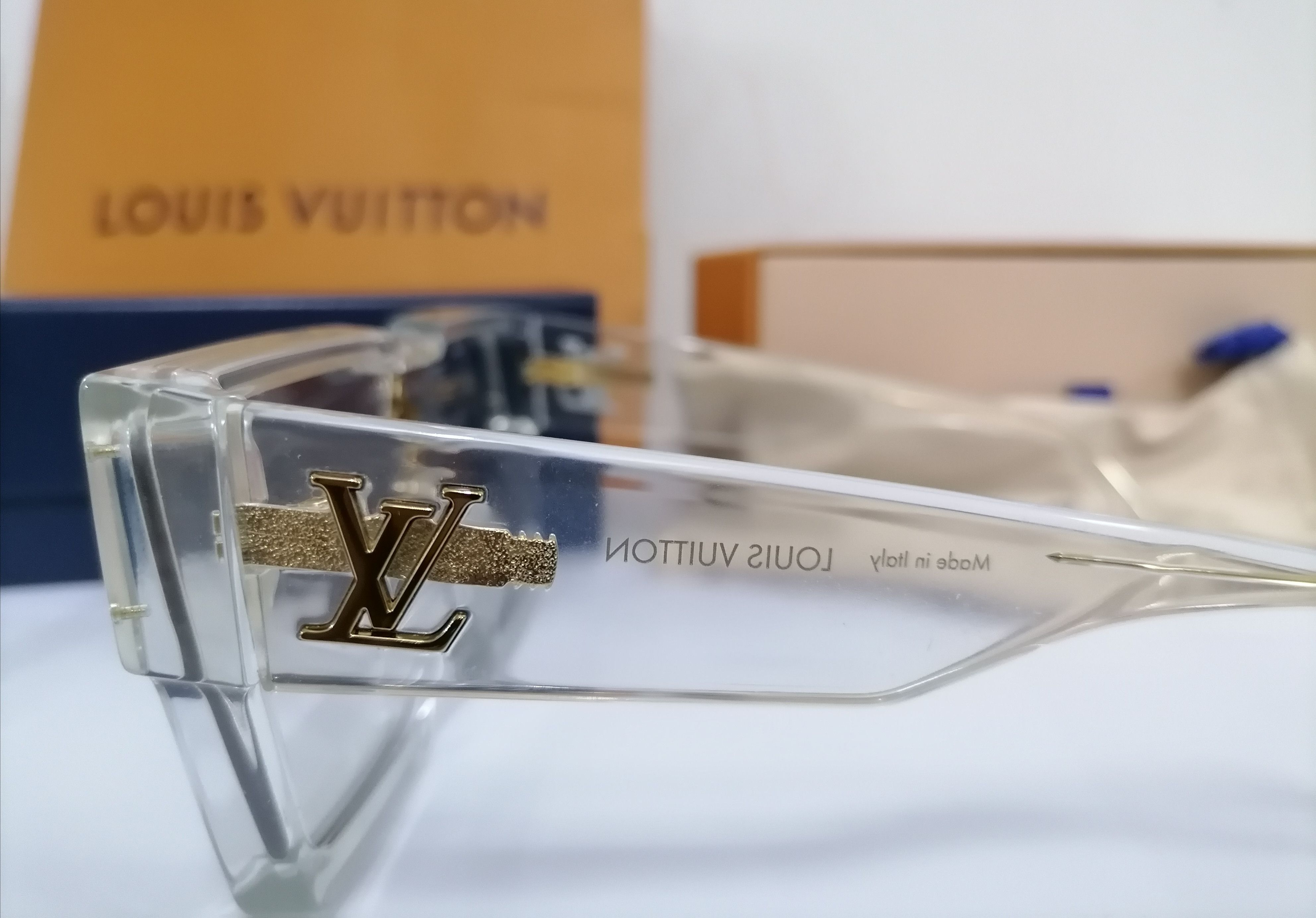 Louis Vuitton × Virgil Abloh Louis Vuitton Virgil Abloh Cyclone Sunglasses 2022 Size ONE SIZE - 3 Thumbnail