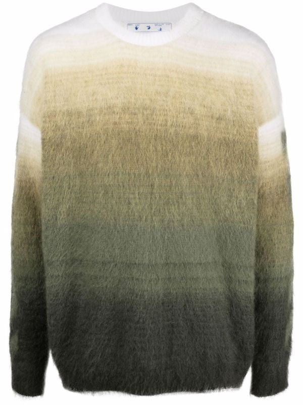 Off-White Off-White Diag brushed-knit jumper Size US L / EU 52-54 / 3 - 2 Thumbnail