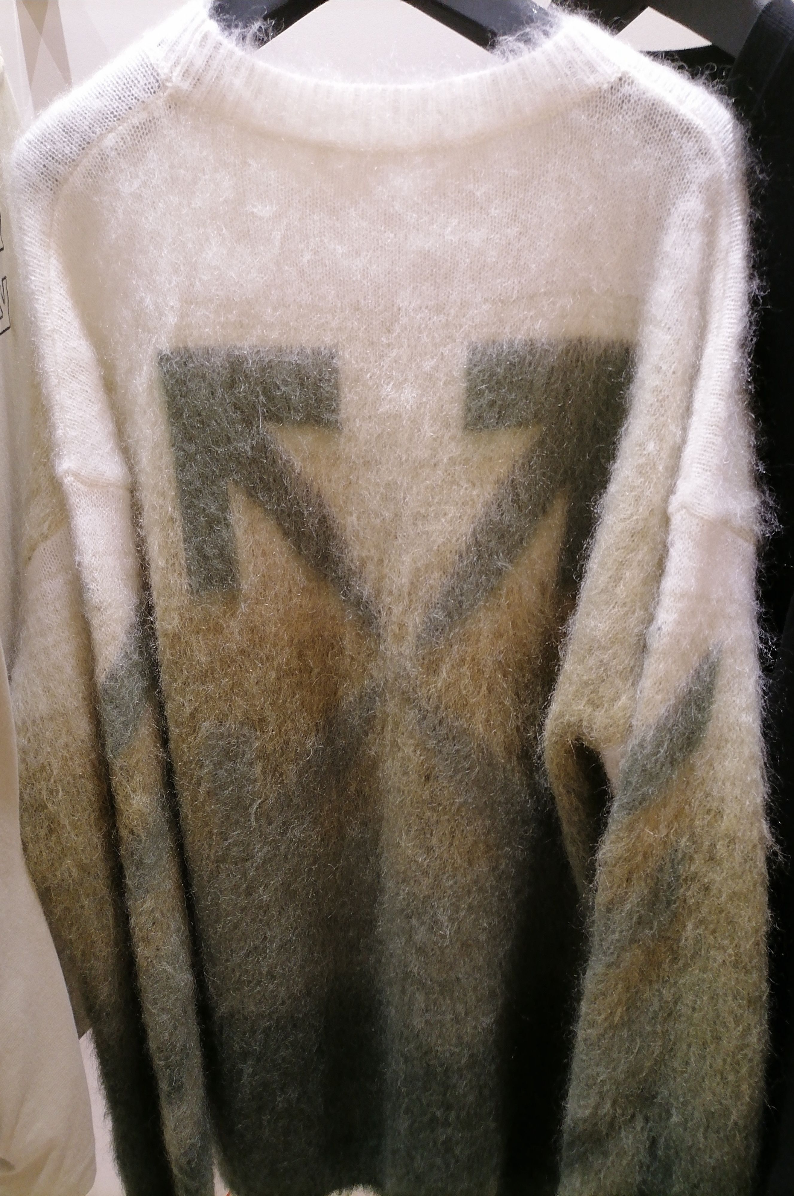 Off-White Off-White Diag brushed-knit jumper Size US L / EU 52-54 / 3 - 6 Thumbnail