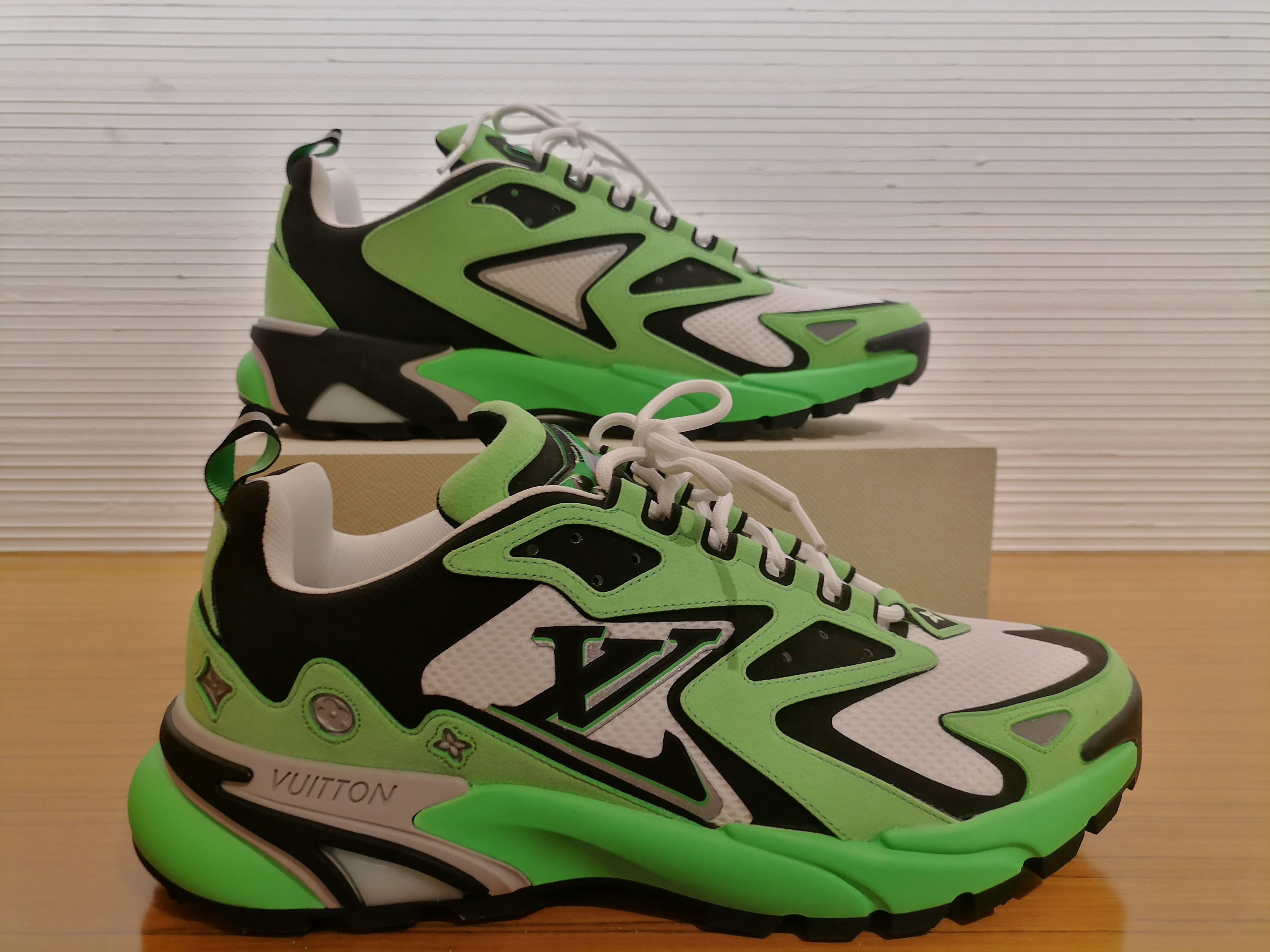 Louis Vuitton Louis Vuitton Virgil Abloh Runner Tactic Green Sneakers Size US 10 / EU 43 - 2 Thumbnail