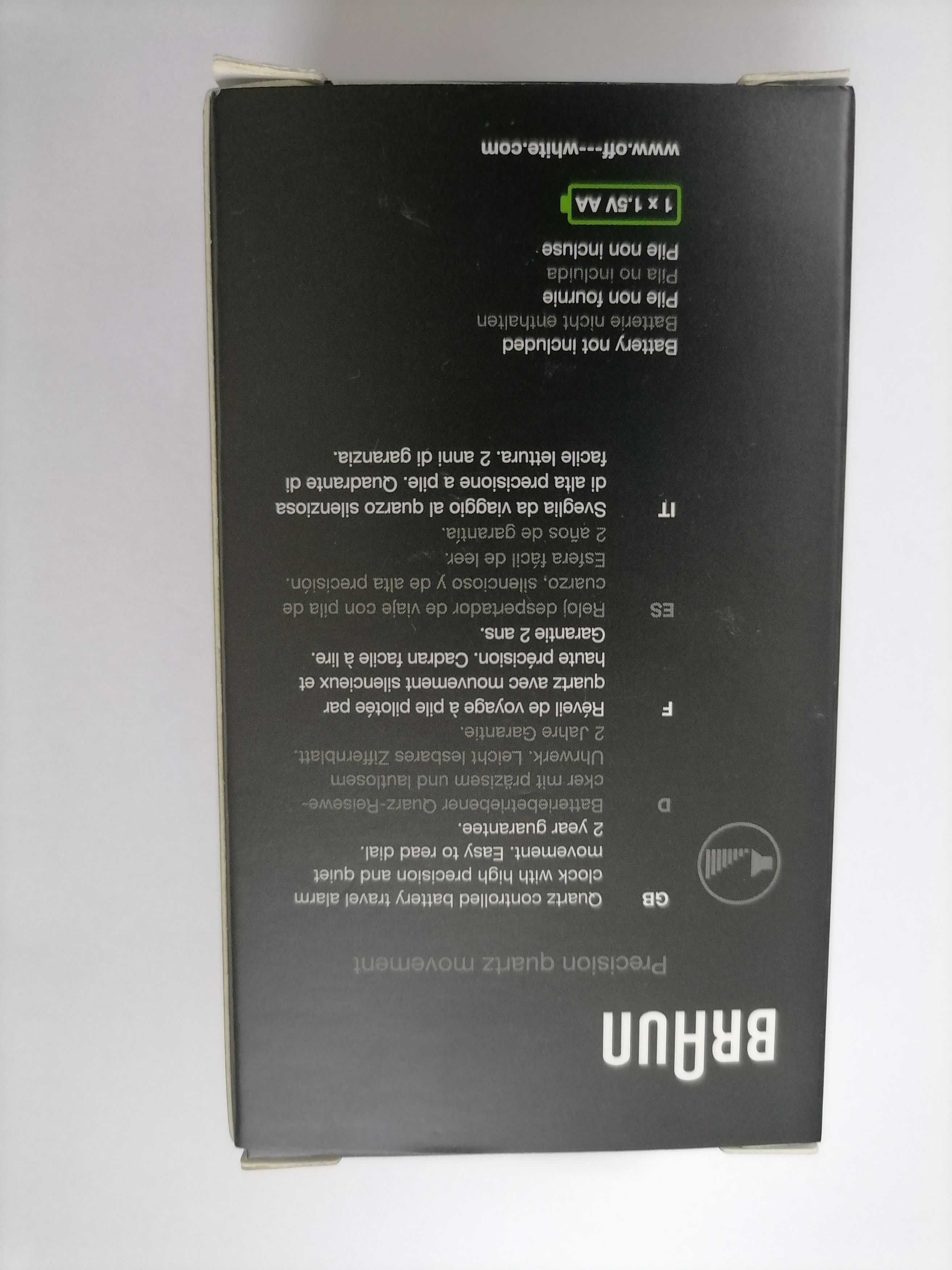 Braun × Off-White Off-white x Braun Alarm Clock Size ONE SIZE - 3 Thumbnail
