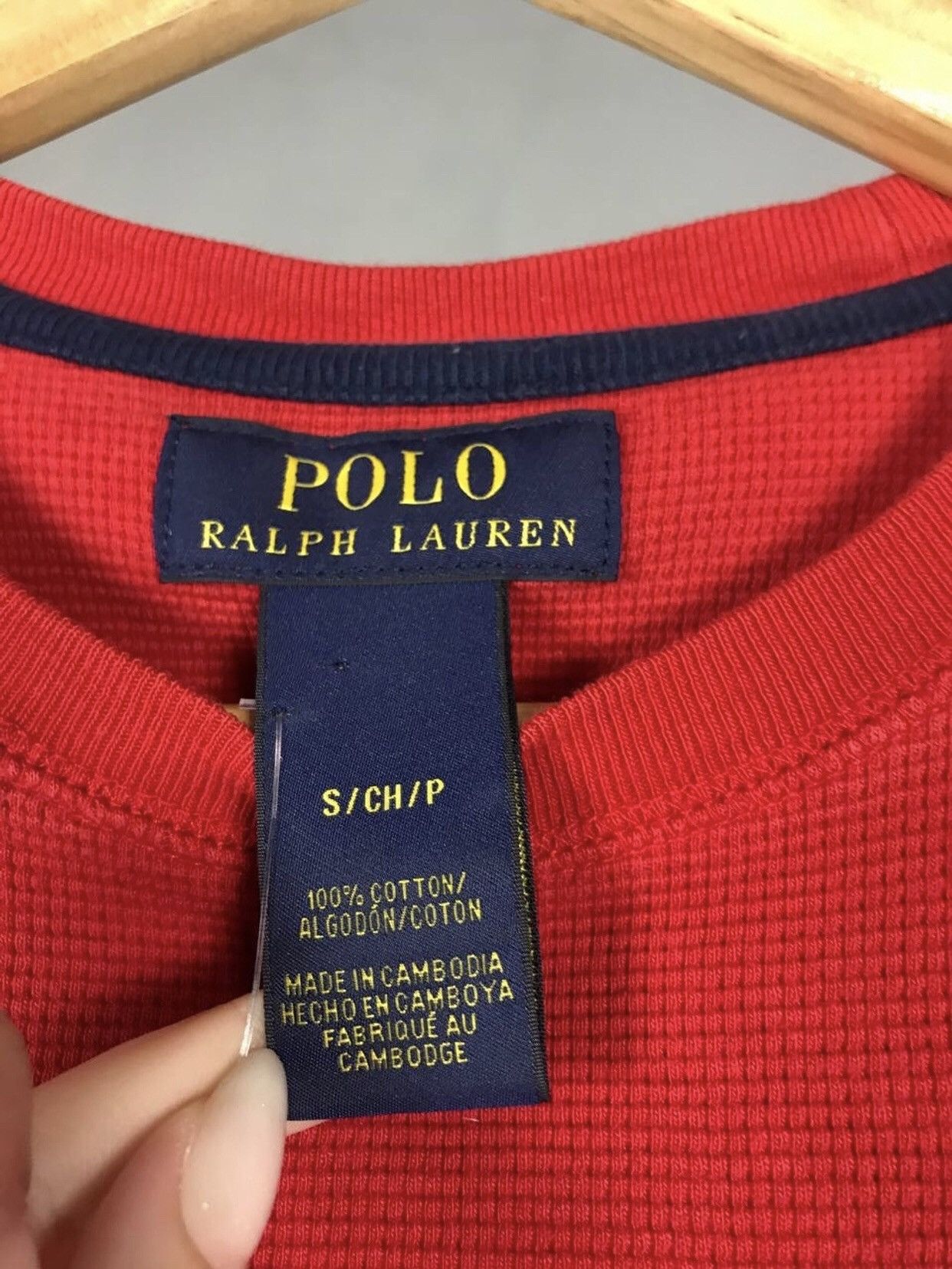 Polo Ralph Lauren Polo Ralph Lauren luxury streetwear vintage red sweatshirt Size US S / EU 44-46 / 1 - 4 Thumbnail