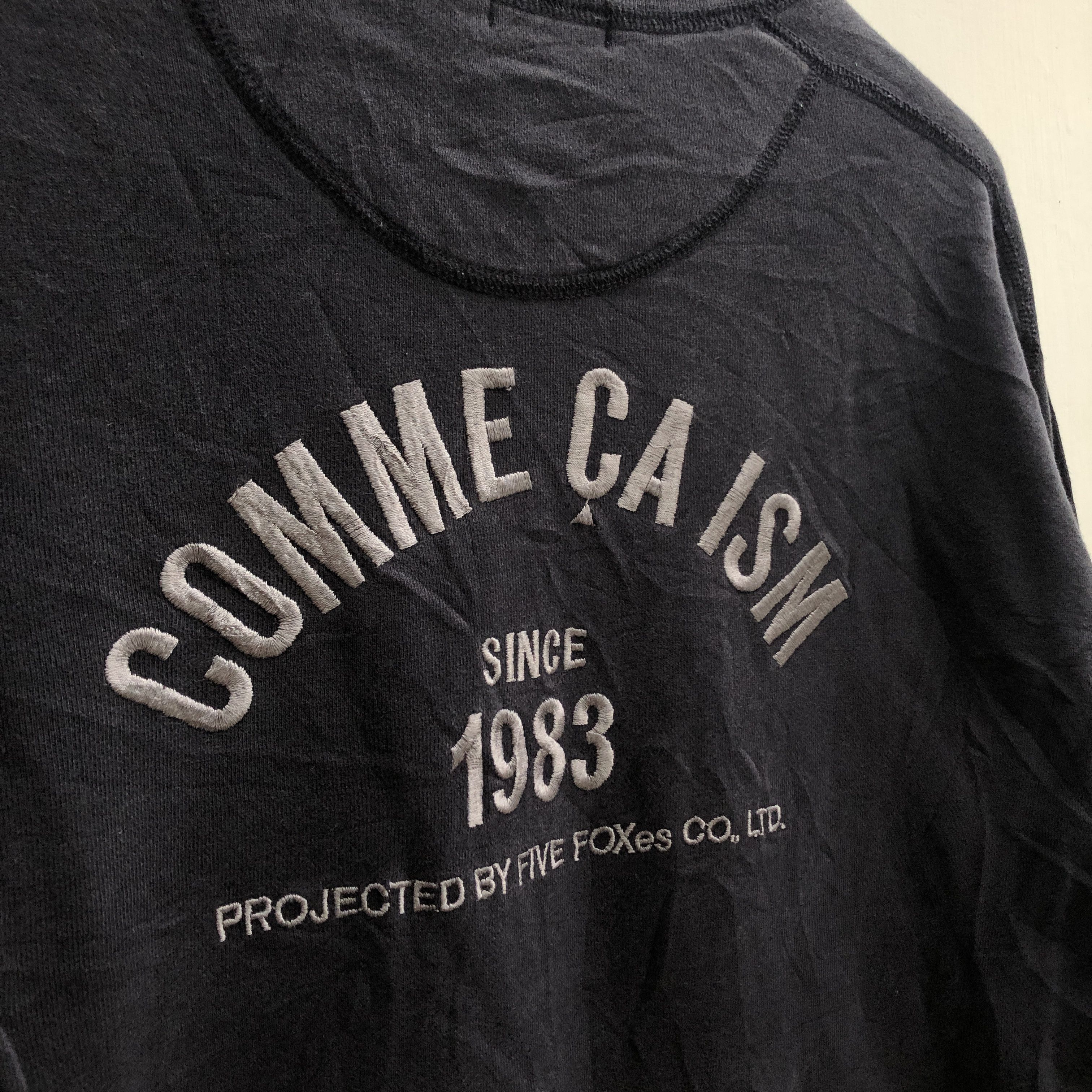 Comme Ca Ism COMME CA ISM Crew Neck Sweatshirt #0386-08 Size US M / EU 48-50 / 2 - 2 Thumbnail