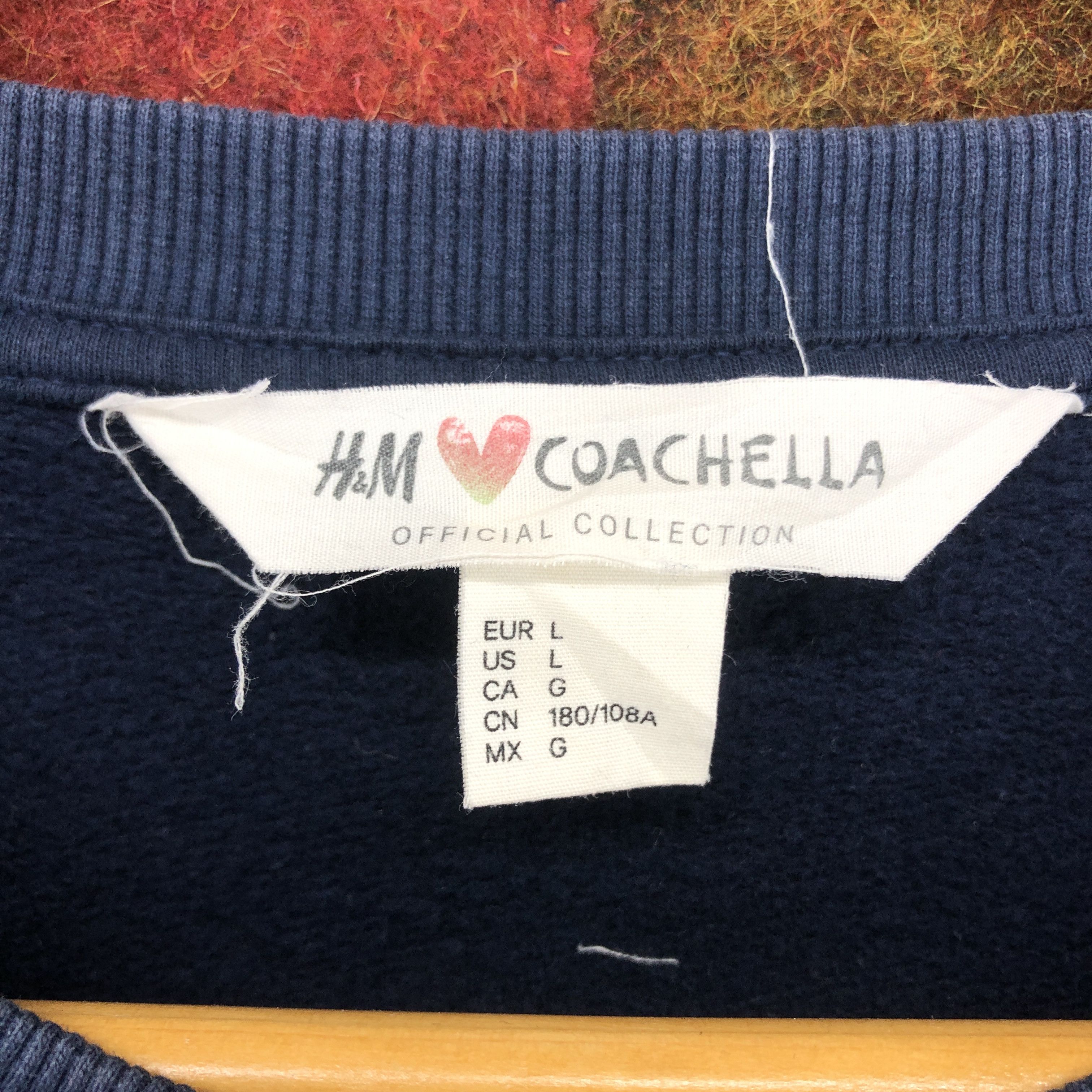 H&M H&M LOVE COACHELLA Crew Neck Sweatshirt #0721/AE Size US L / EU 52-54 / 3 - 5 Thumbnail