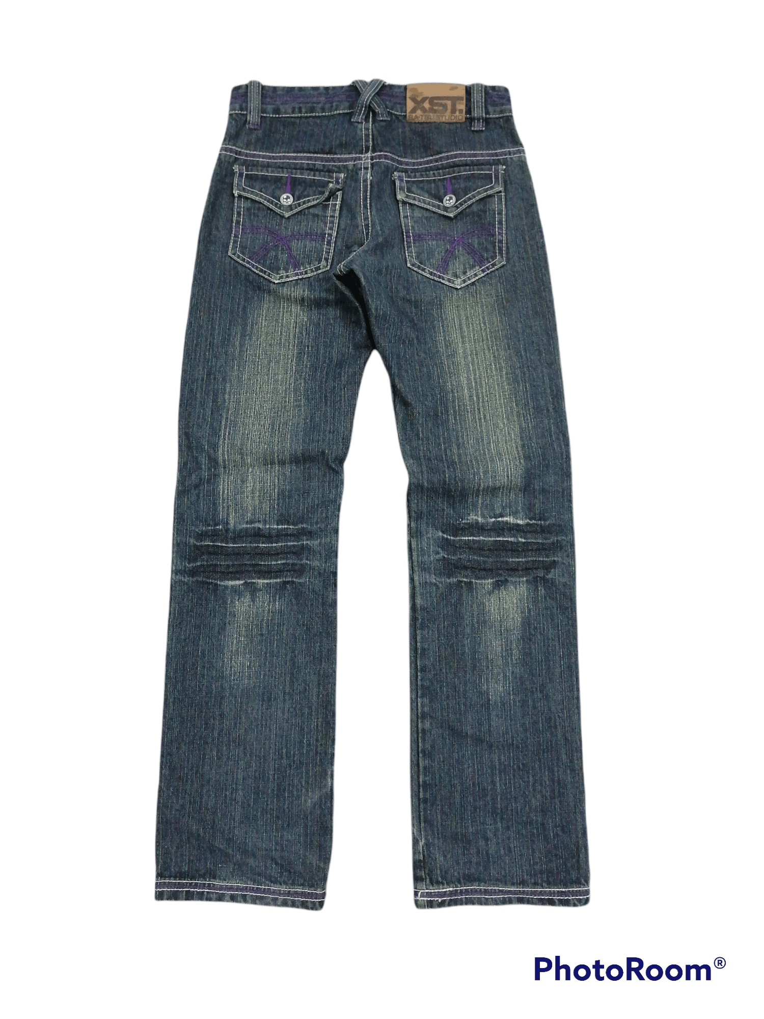 Hysteric Glamour Sickkk🔥Ba-tsu Studio Boys Rock Star Denim Pants⚡⚡⚡ Size US 27 - 6 Thumbnail