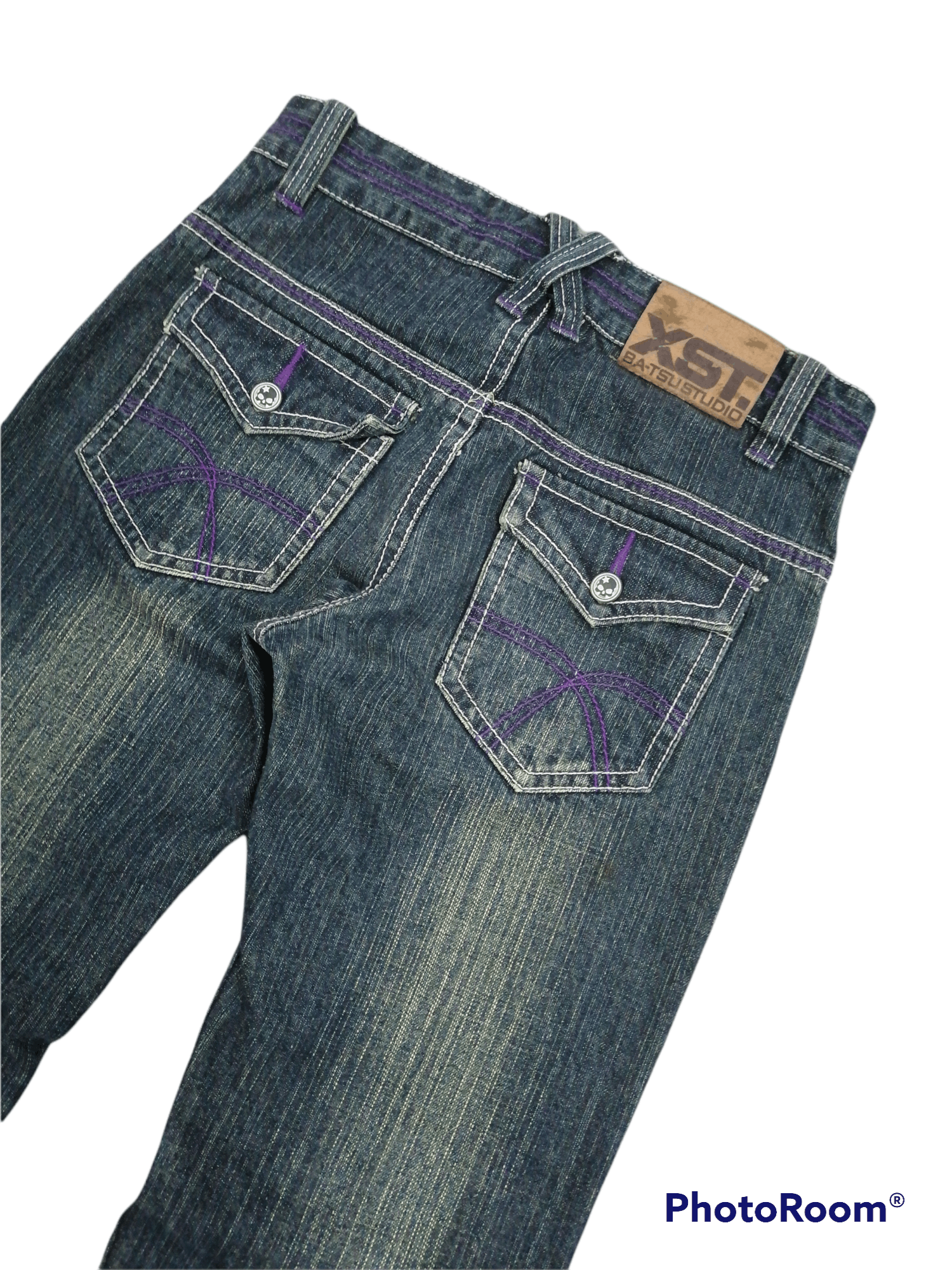 Hysteric Glamour Sickkk🔥Ba-tsu Studio Boys Rock Star Denim Pants⚡⚡⚡ Size US 27 - 7 Thumbnail