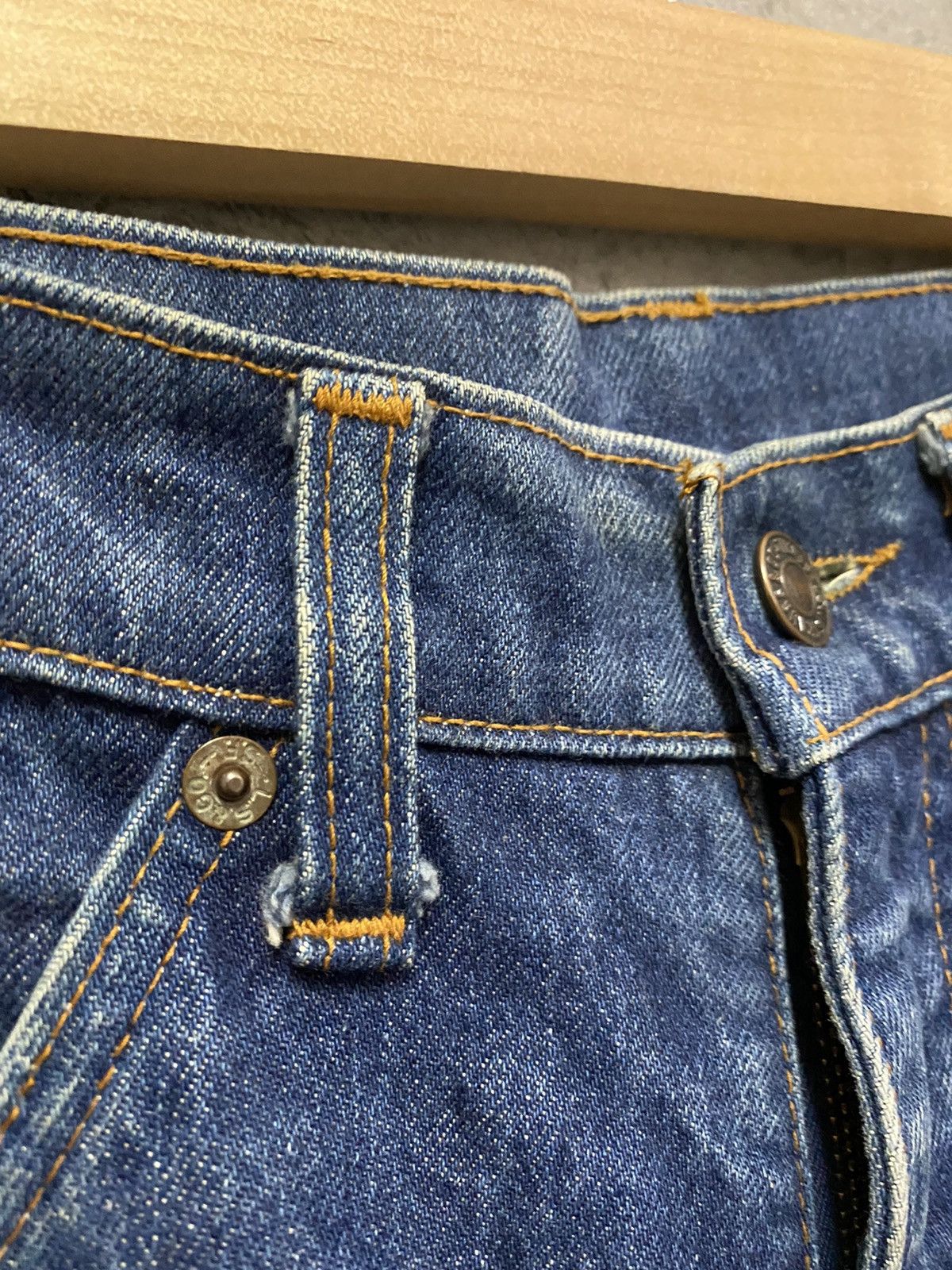 Levi's × Vintage Vintage Flared Levis 350 Bootcut Rare Black Tab Denim Pants Size US 29 - 17 Thumbnail