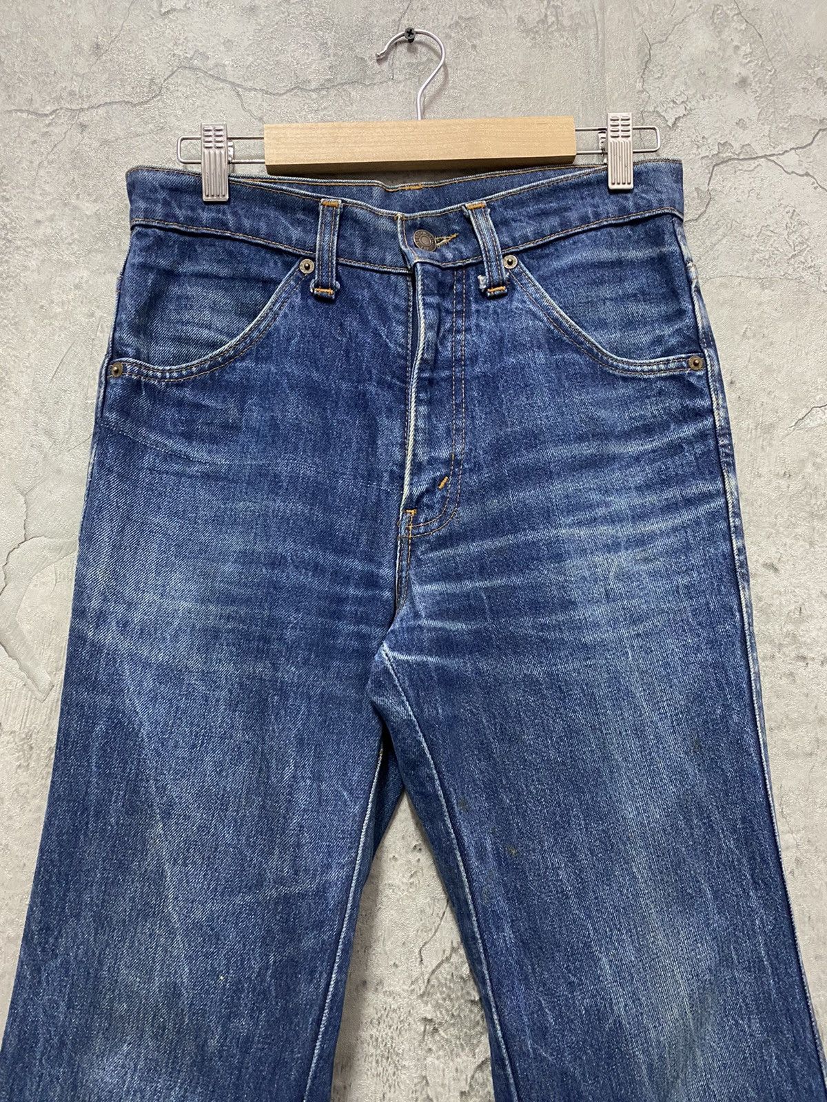 Levi's × Vintage Vintage Flared Levis 350 Bootcut Rare Black Tab Denim Pants Size US 29 - 5 Thumbnail