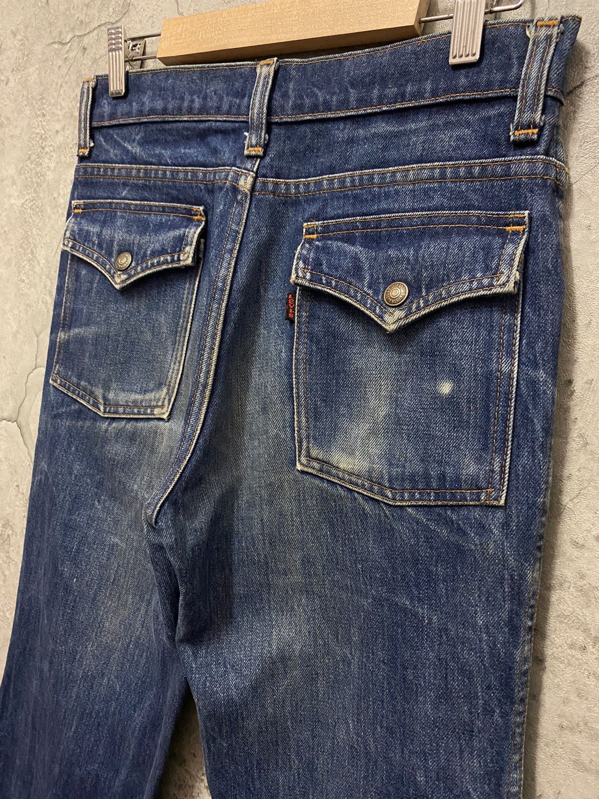 Levi's × Vintage Vintage Flared Levis 350 Bootcut Rare Black Tab Denim Pants Size US 29 - 12 Thumbnail