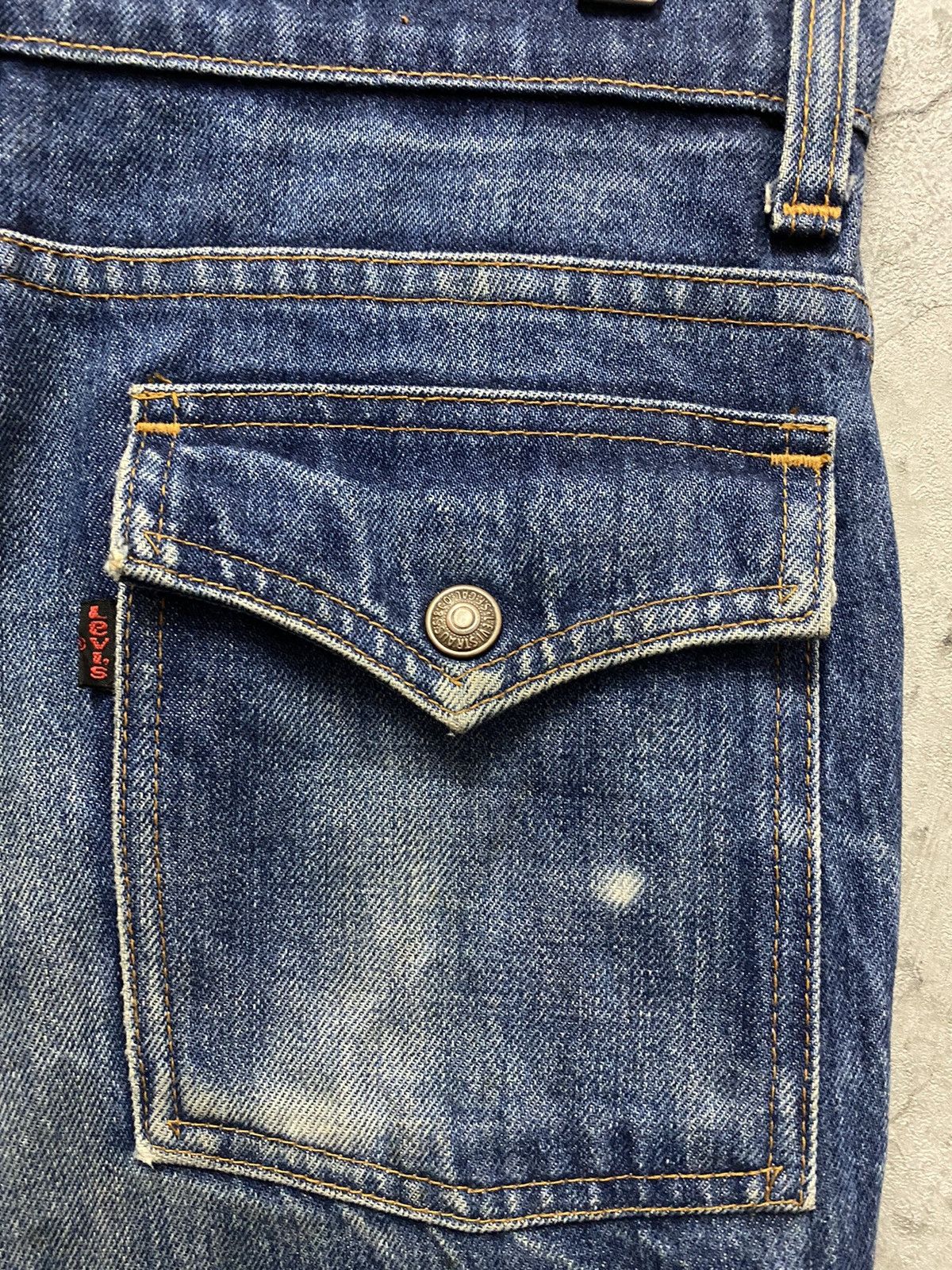 Levi's × Vintage Vintage Flared Levis 350 Bootcut Rare Black Tab Denim Pants Size US 29 - 13 Thumbnail