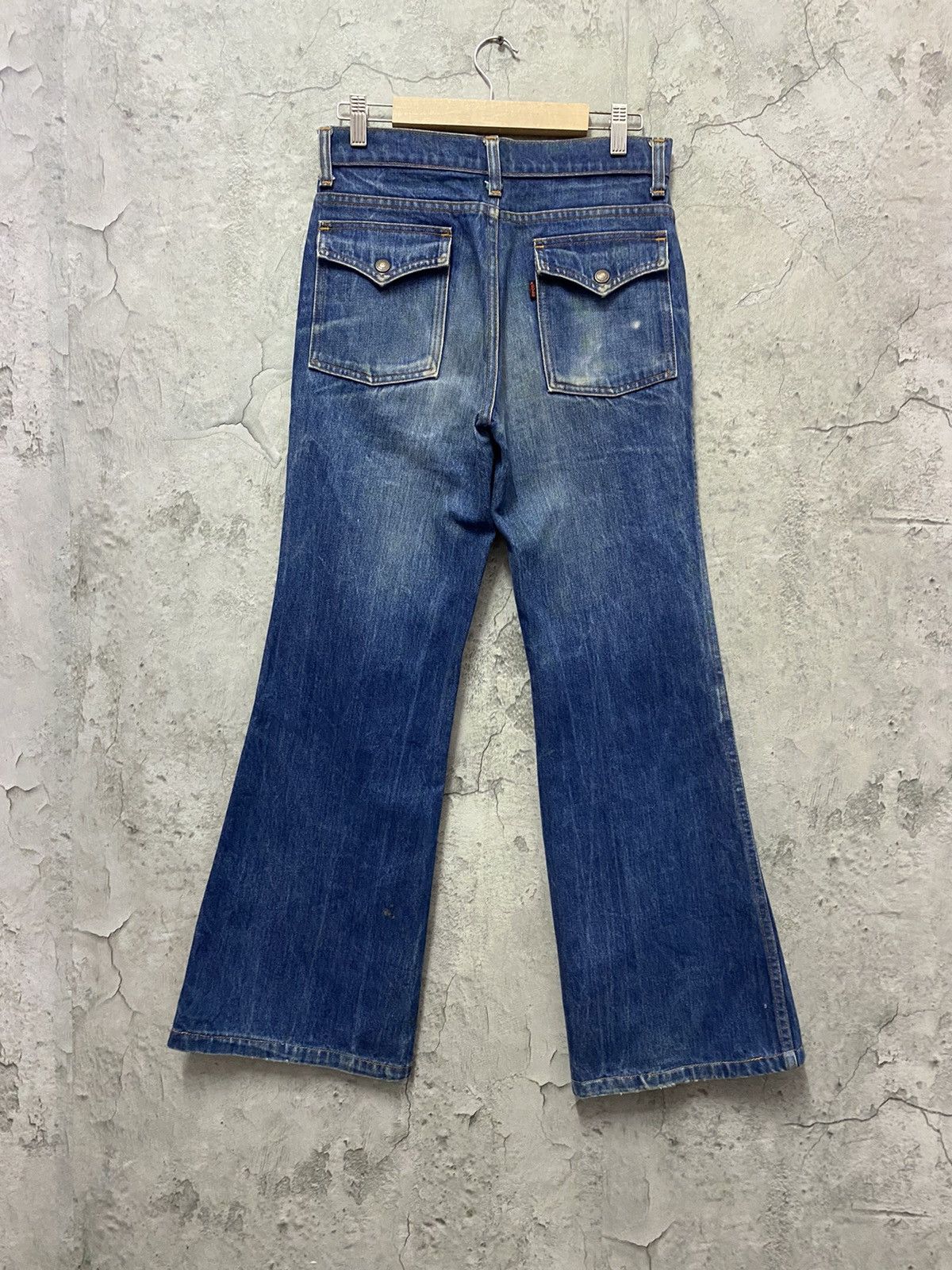 Levi's × Vintage Vintage Flared Levis 350 Bootcut Rare Black Tab Denim Pants Size US 29 - 9 Thumbnail