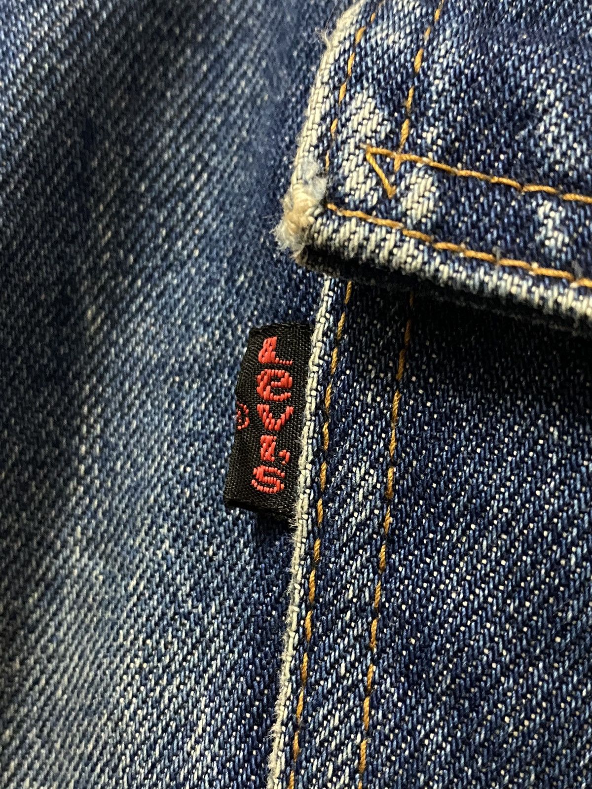 Levi's × Vintage Vintage Flared Levis 350 Bootcut Rare Black Tab Denim Pants Size US 29 - 3 Thumbnail