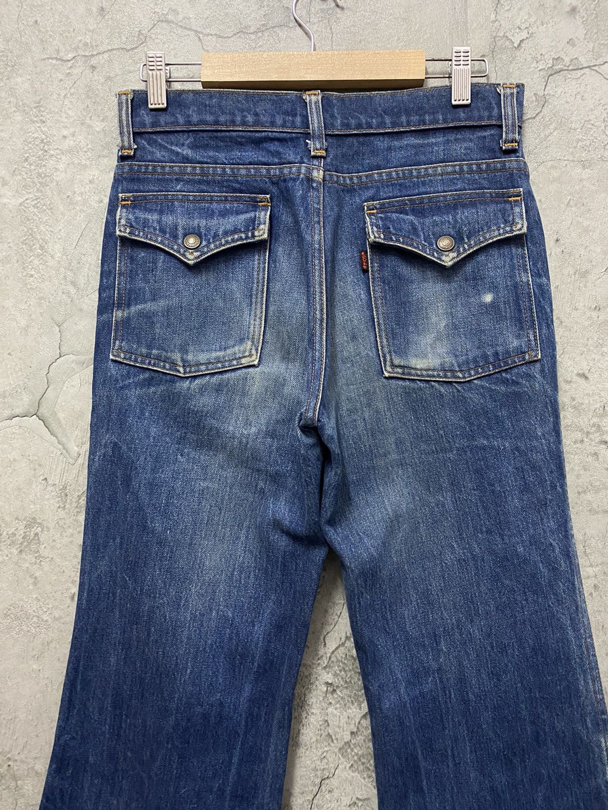 Levi's × Vintage Vintage Flared Levis 350 Bootcut Rare Black Tab Denim Pants Size US 29 - 11 Thumbnail