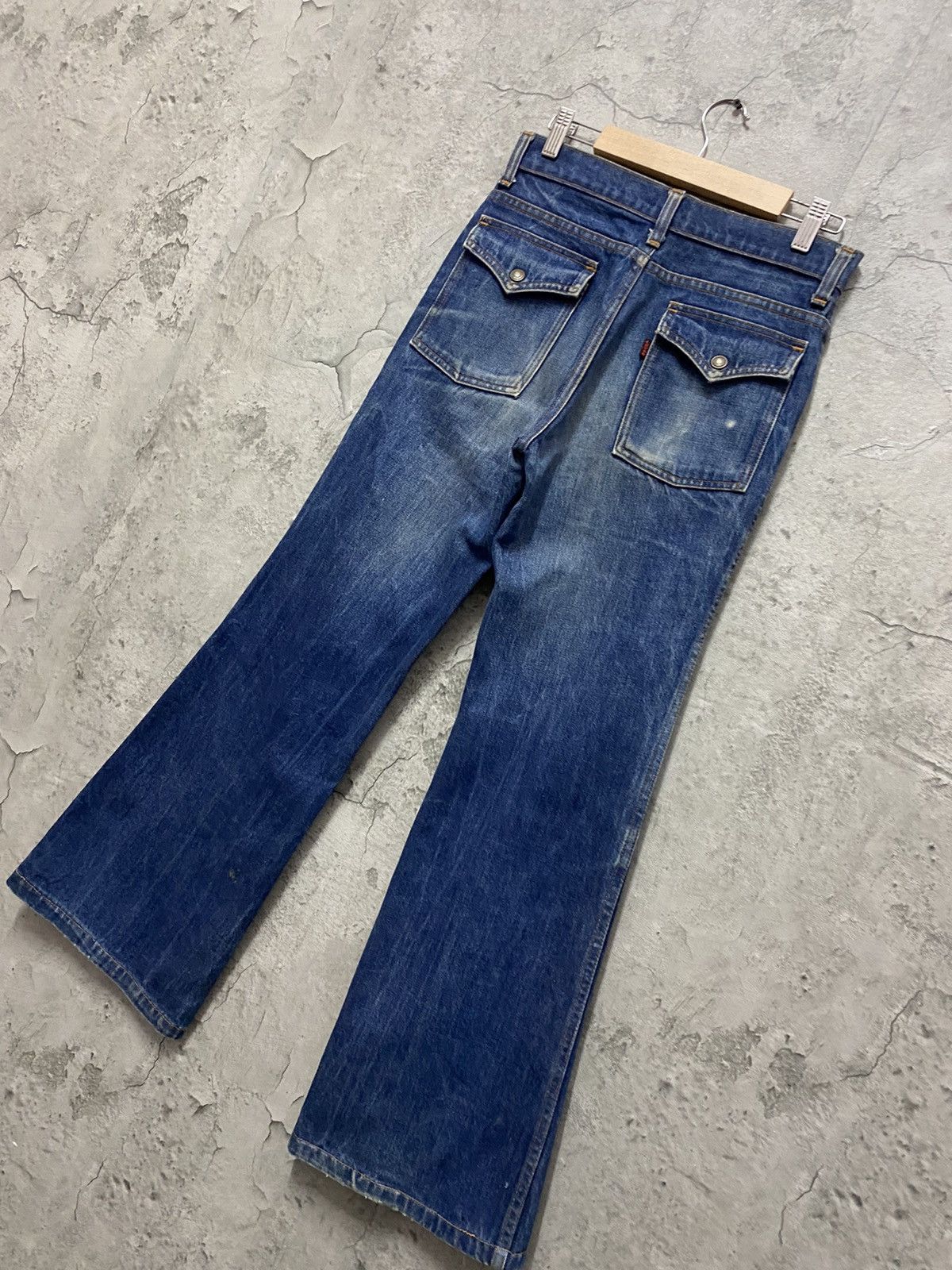 Levi's × Vintage Vintage Flared Levis 350 Bootcut Rare Black Tab Denim Pants Size US 29 - 10 Thumbnail