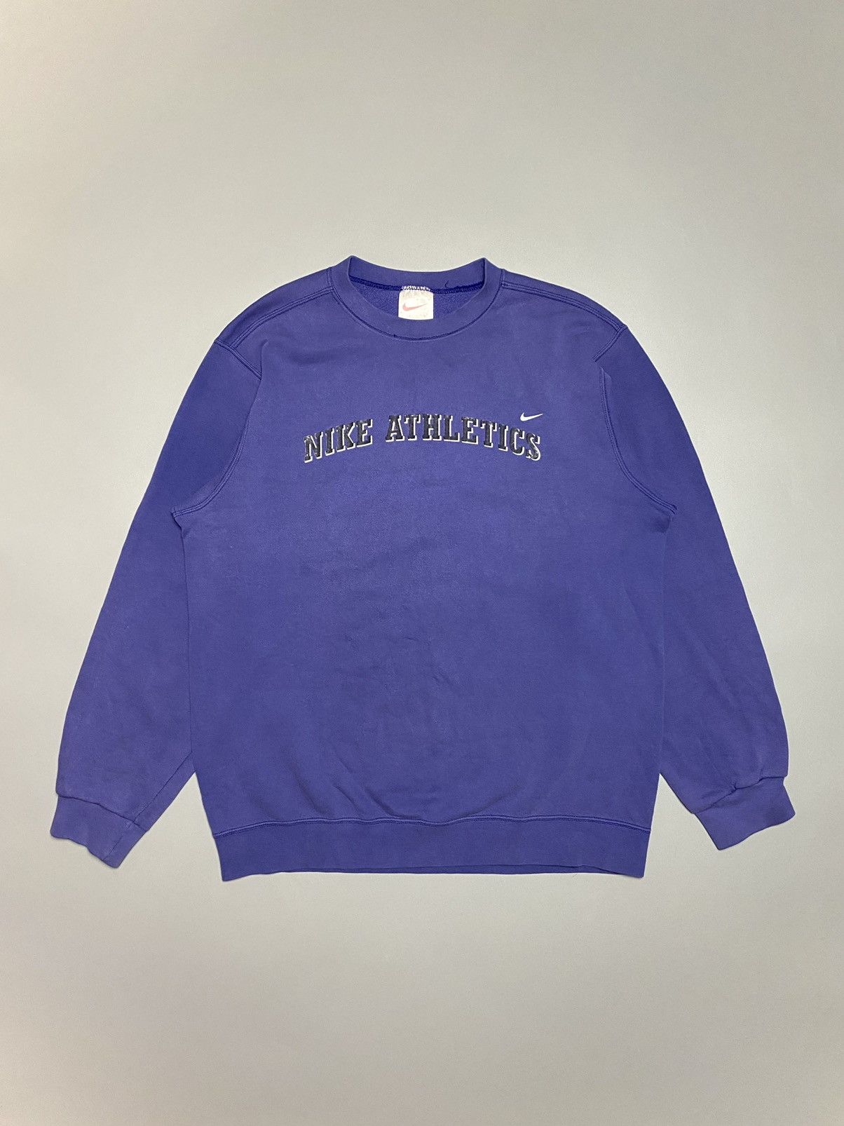 Nike Nike Athletic vintage big logo sweatshirt Size US L / EU 52-54 / 3 - 1 Thumbnail