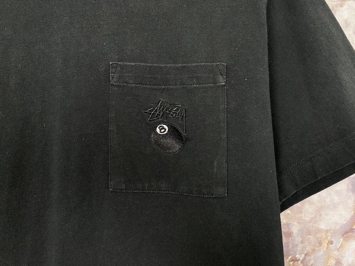 Stussy × Vintage Men’s Stussy T Shirts 8 Ball Shirt Black Size S Size US S / EU 44-46 / 1 - 4 Thumbnail