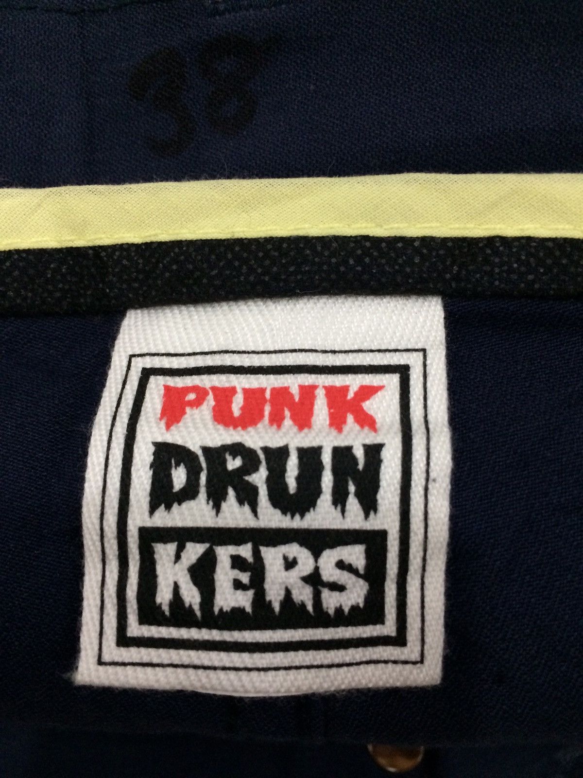 Japanese Brand Punk Drunkers Made In Japan Striped Yellow Tr Size US 32 / EU 48 - 6 Thumbnail