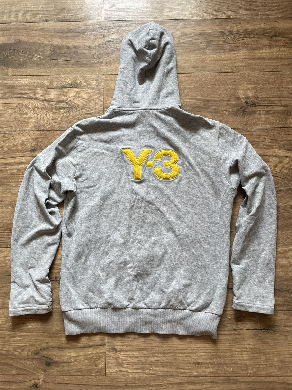 【関税&送料込】Adidas Y-3 Grey Hoodie Adidas × Y-3 × Yohji Yamamoto Y-3 Classic Logo Zip Up Grey