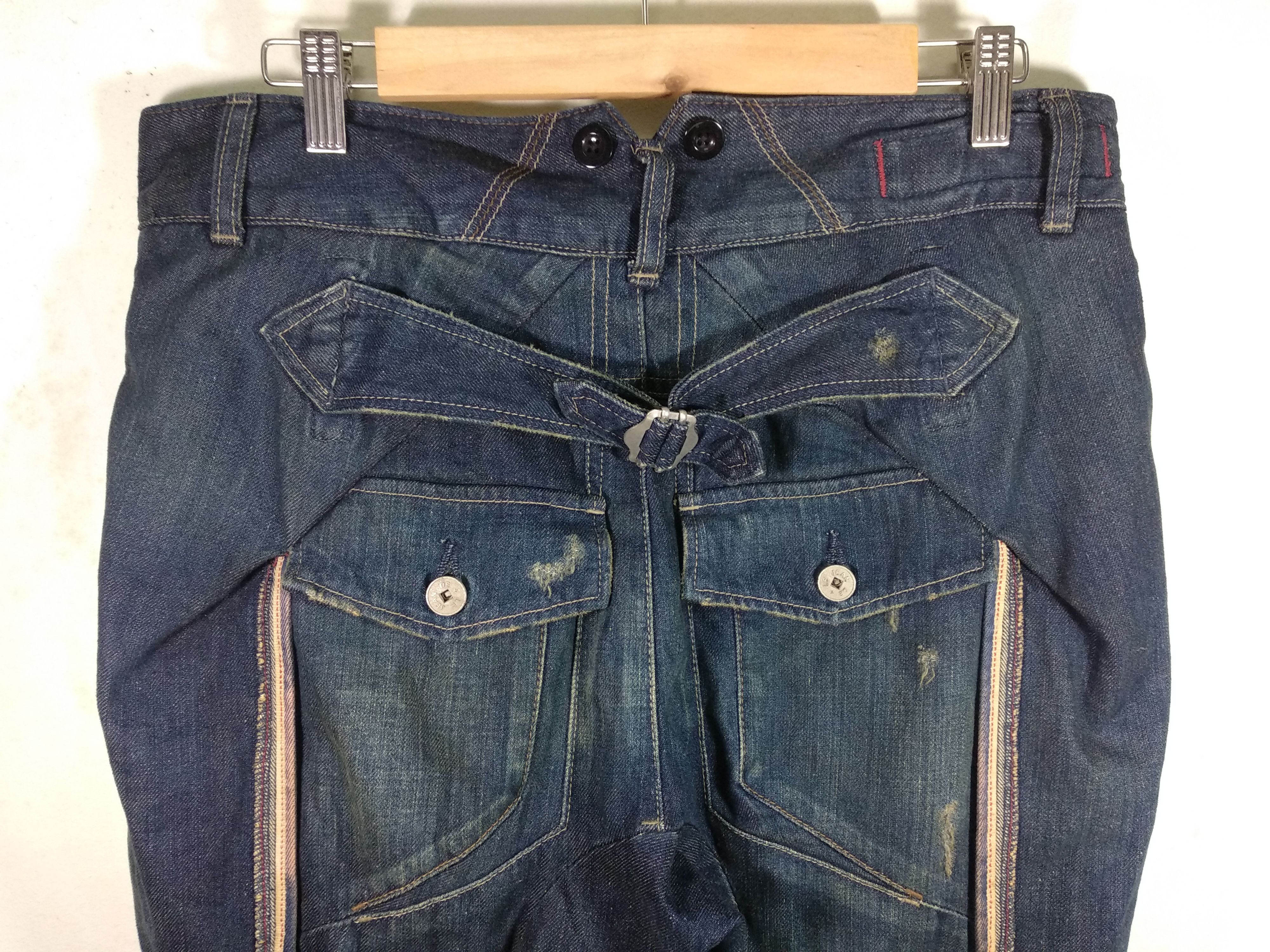 Marithe + Francois Girbaud Limited Edition MFG parachute Fashionista Jeans Size US 35 - 5 Thumbnail