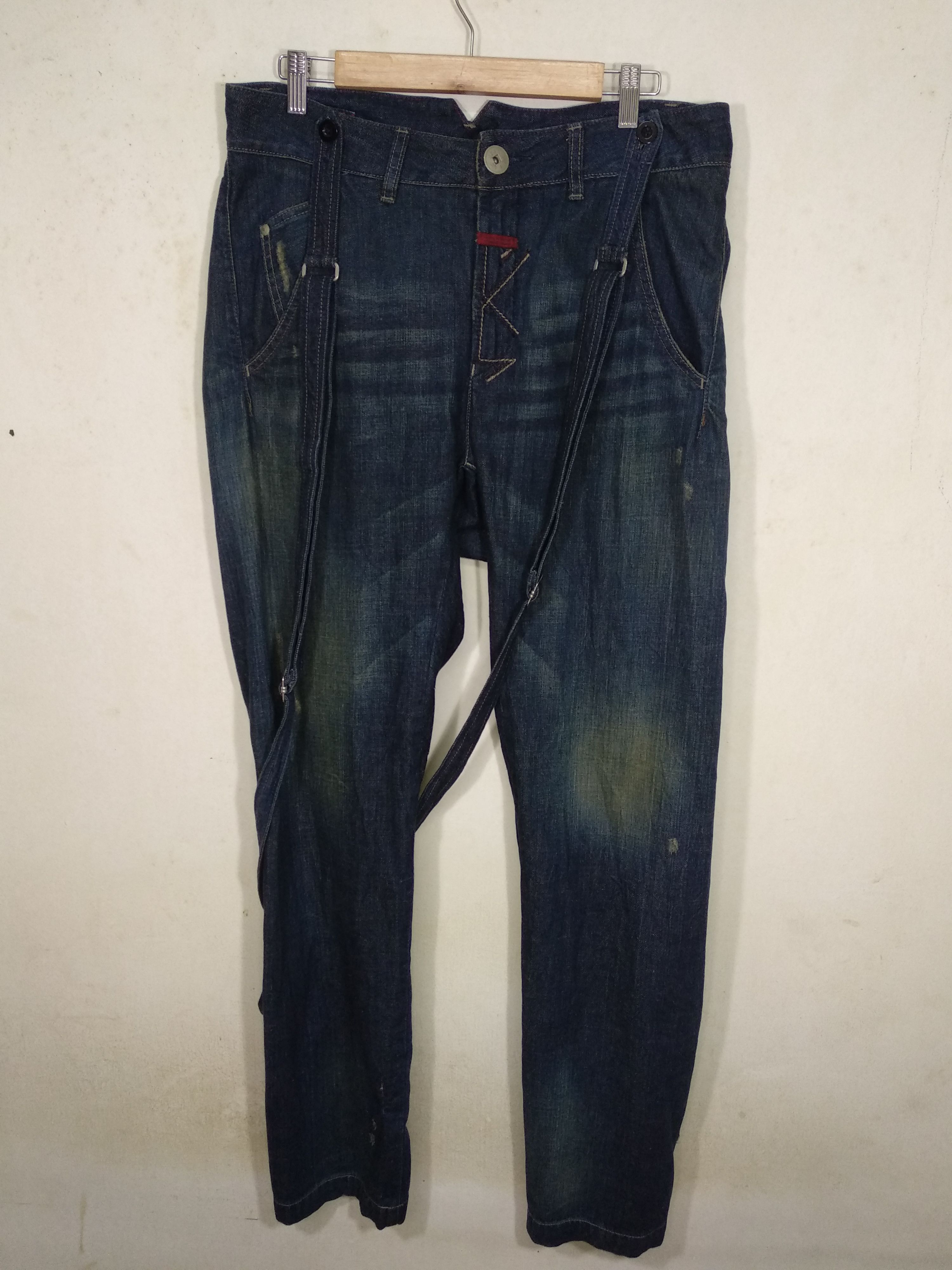 Marithe + Francois Girbaud Limited Edition MFG parachute Fashionista Jeans Size US 35 - 2 Thumbnail