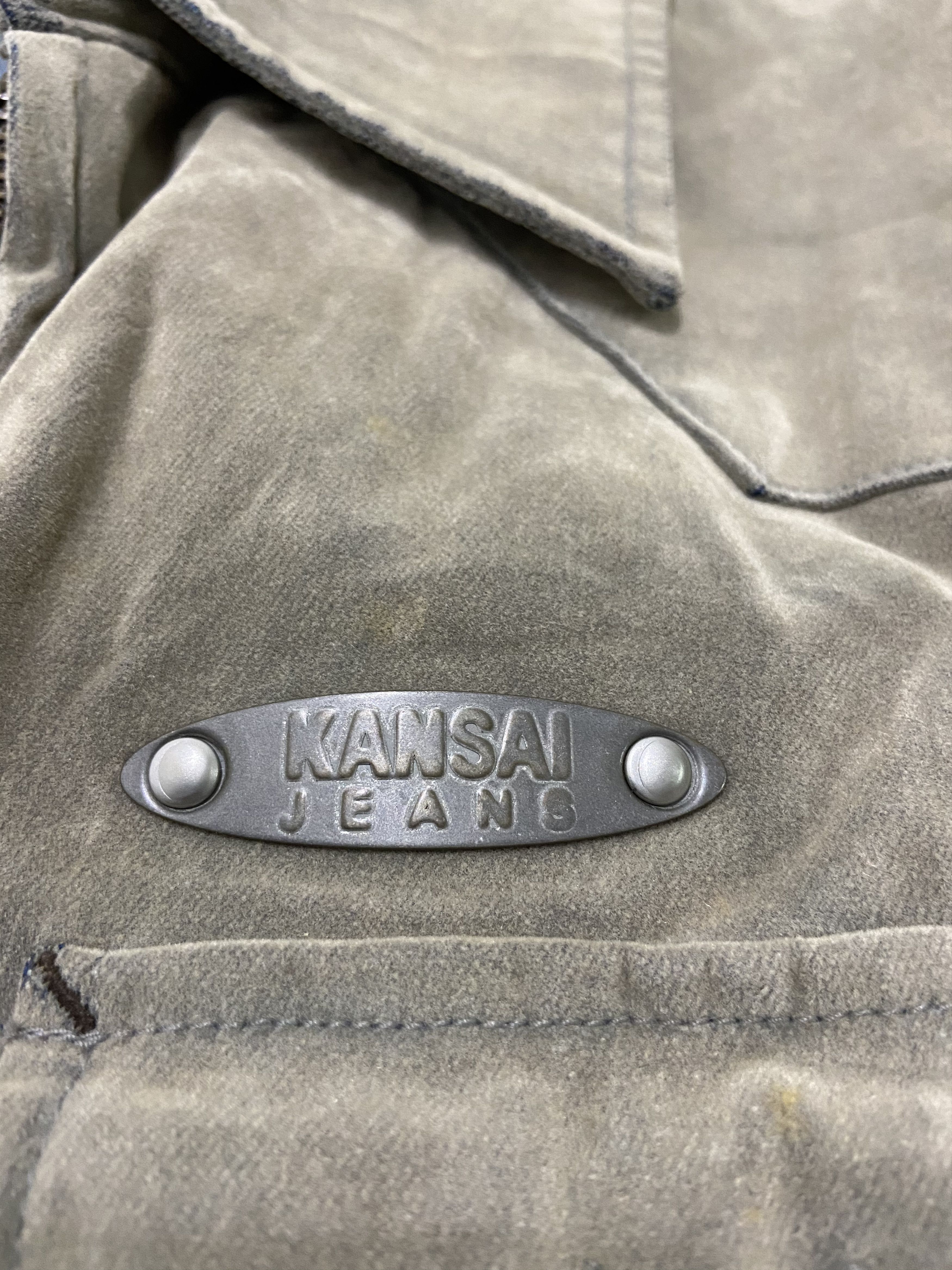 Kansai Yamamoto Vintage 80’s Kansai Jeans Velvet jacket Size US M / EU 48-50 / 2 - 10 Thumbnail
