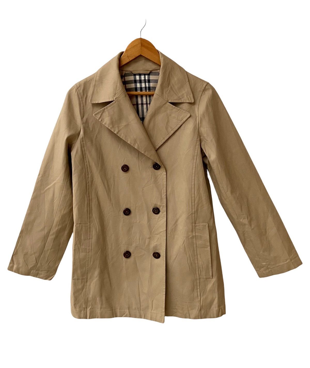Burberry Burberry Double breasted Novacheck Coat Size US M / EU 48-50 / 2 - 1 Thumbnail