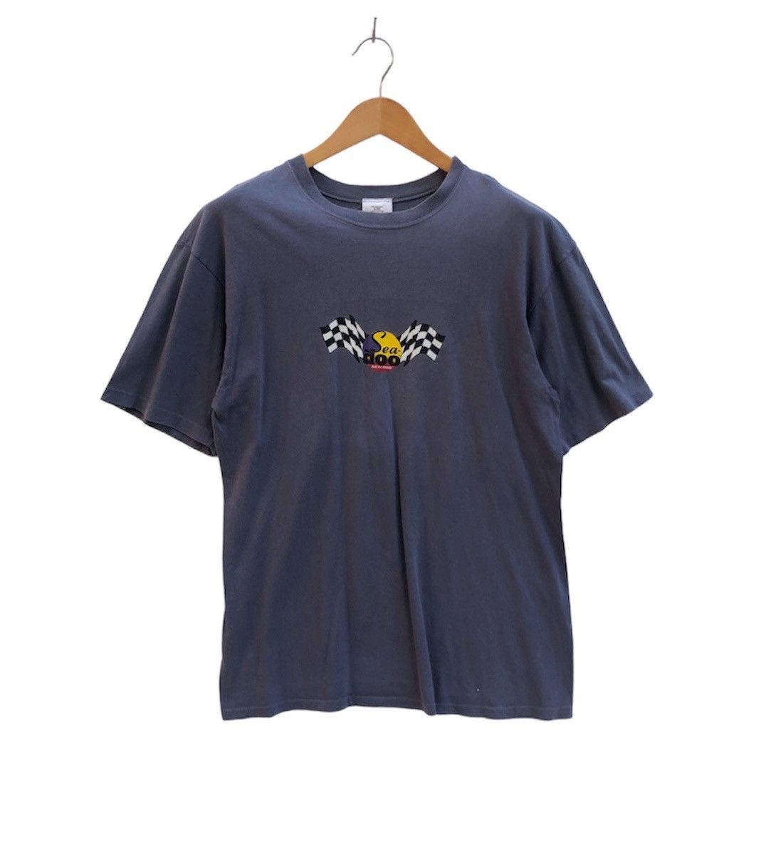 Vintage 90s Vintage FINISHING LINE Crew Neck T Shirt #0538-15 Size US M / EU 48-50 / 2 - 3 Thumbnail