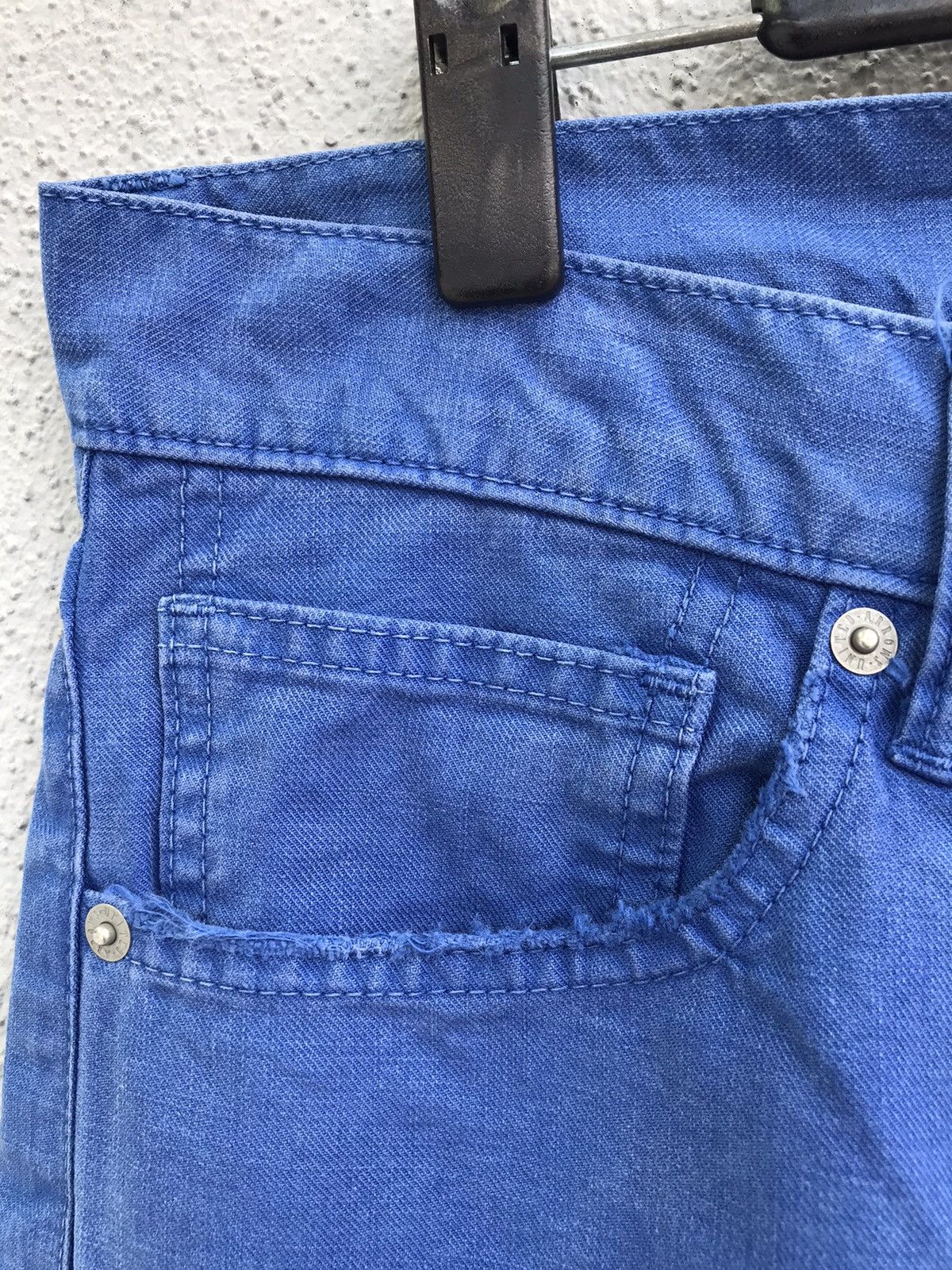 Japanese Brand Blue Label United Arrows Blue Tie Dye Design Denim Jeans Size US 34 / EU 50 - 2 Thumbnail