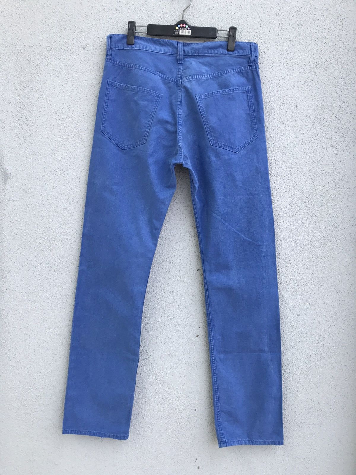 Japanese Brand Blue Label United Arrows Blue Tie Dye Design Denim Jeans Size US 34 / EU 50 - 4 Thumbnail
