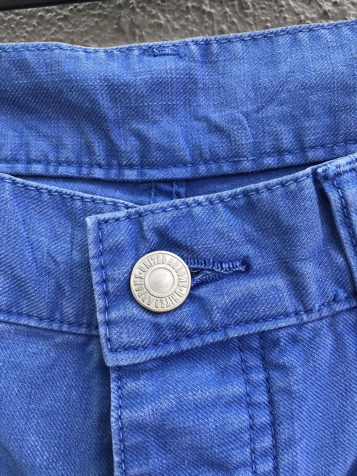 Japanese Brand Blue Label United Arrows Blue Tie Dye Design Denim Jeans Size US 34 / EU 50 - 3 Thumbnail