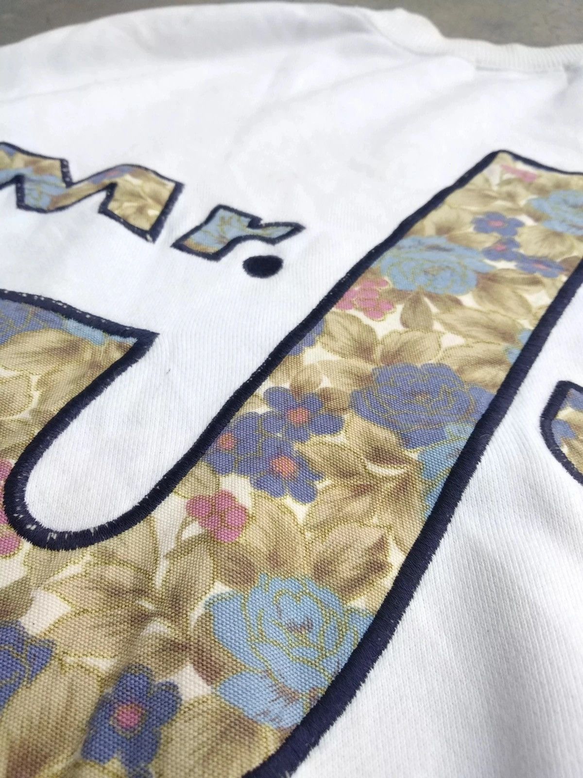 Japanese Brand Mr Junko jeans j2 big flora patches sweatshirt Size US L / EU 52-54 / 3 - 4 Thumbnail