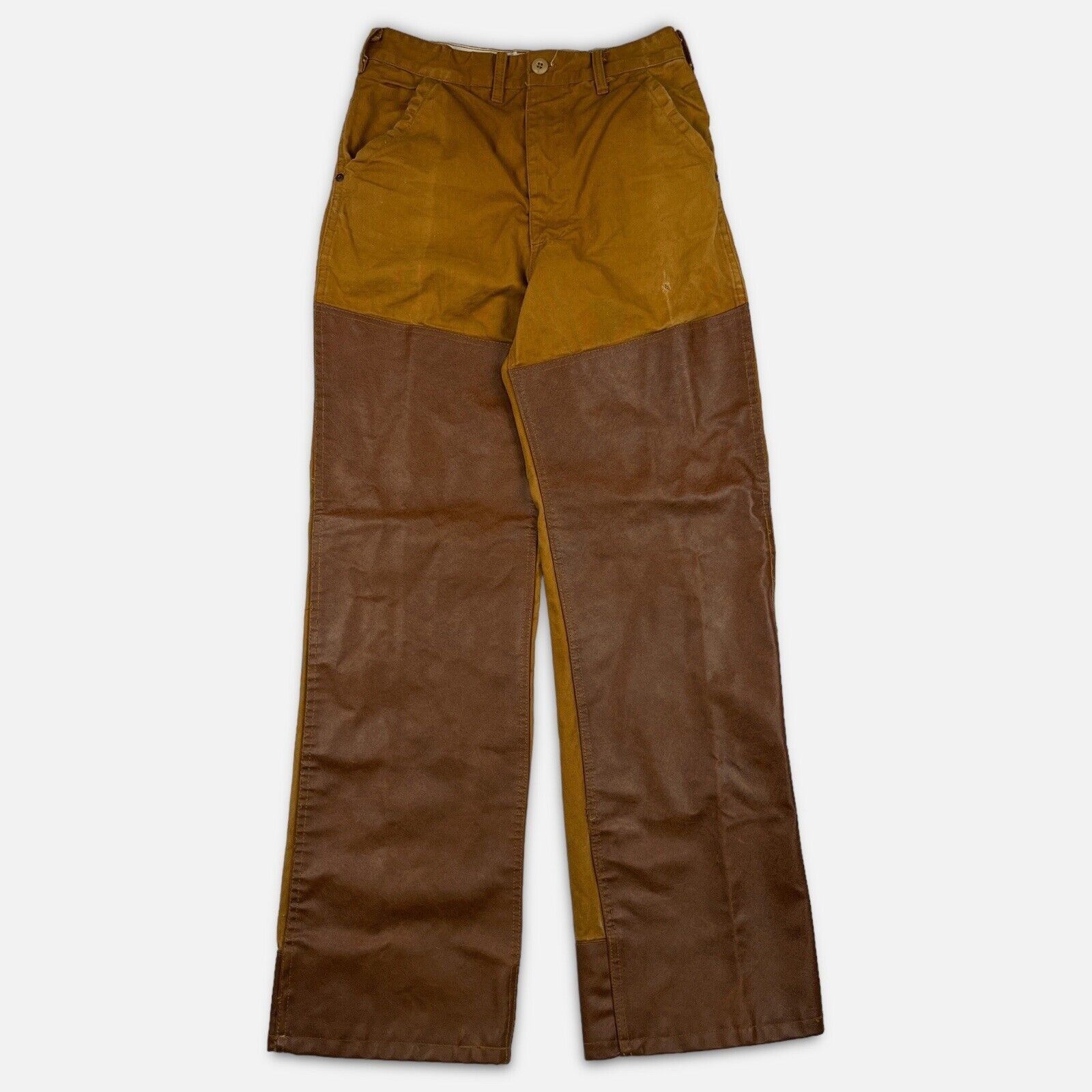 Vintage Saftbak Brush Guard Leather Chaps Pants 29x32.5 Hunt Skater