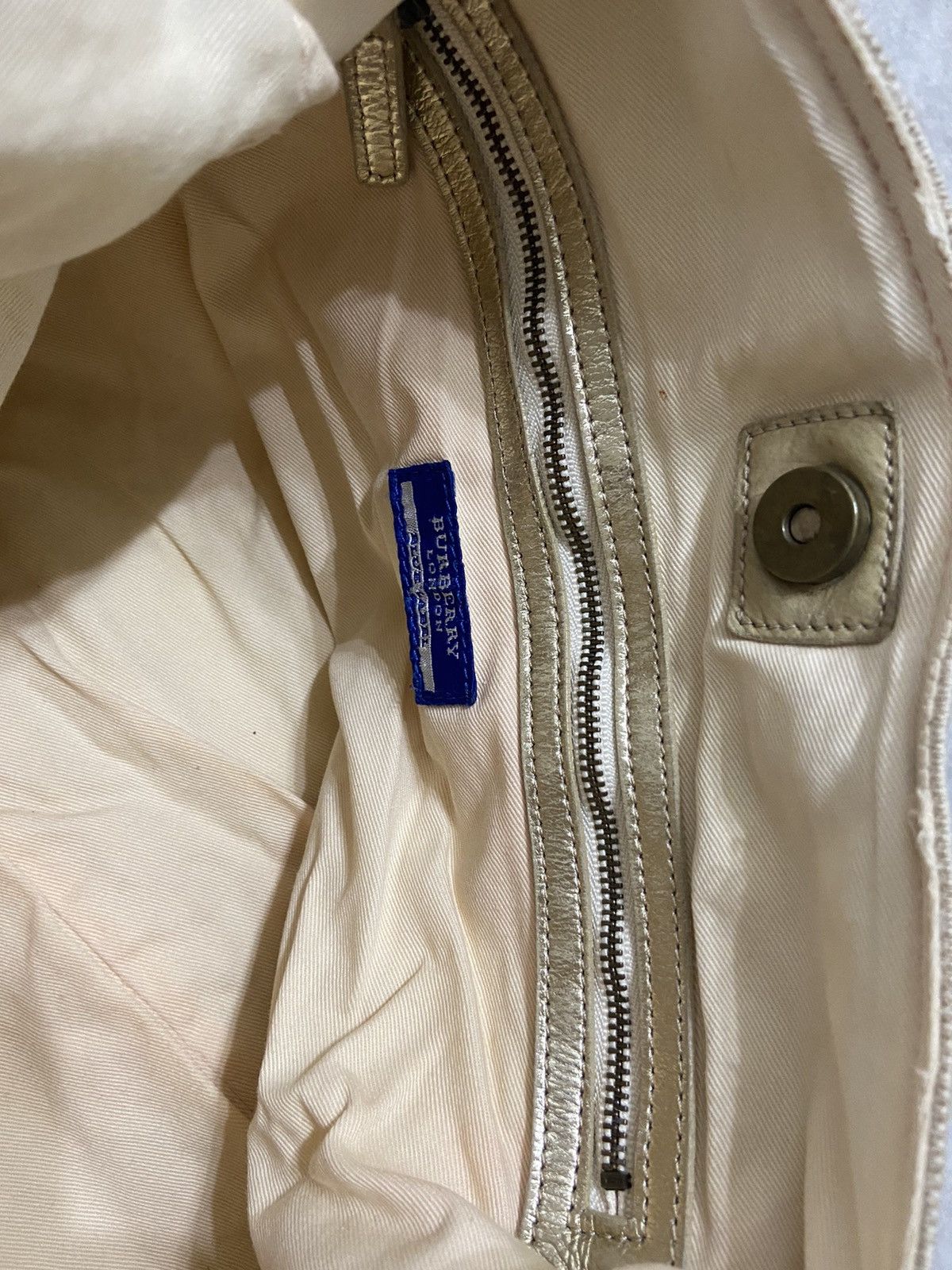 Burberry Burberry Blue Label Big Logo Canvas Crossbody Bag Size ONE SIZE - 11 Thumbnail