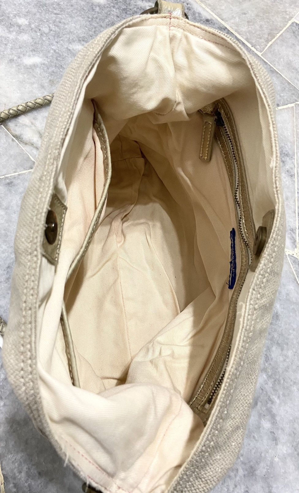 Burberry Burberry Blue Label Big Logo Canvas Crossbody Bag Size ONE SIZE - 10 Thumbnail