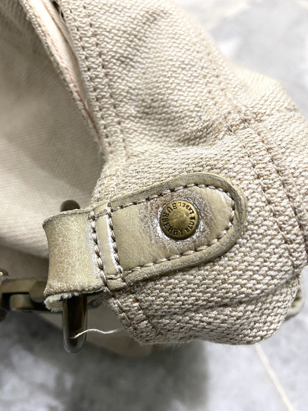 Burberry Burberry Blue Label Big Logo Canvas Crossbody Bag Size ONE SIZE - 6 Thumbnail