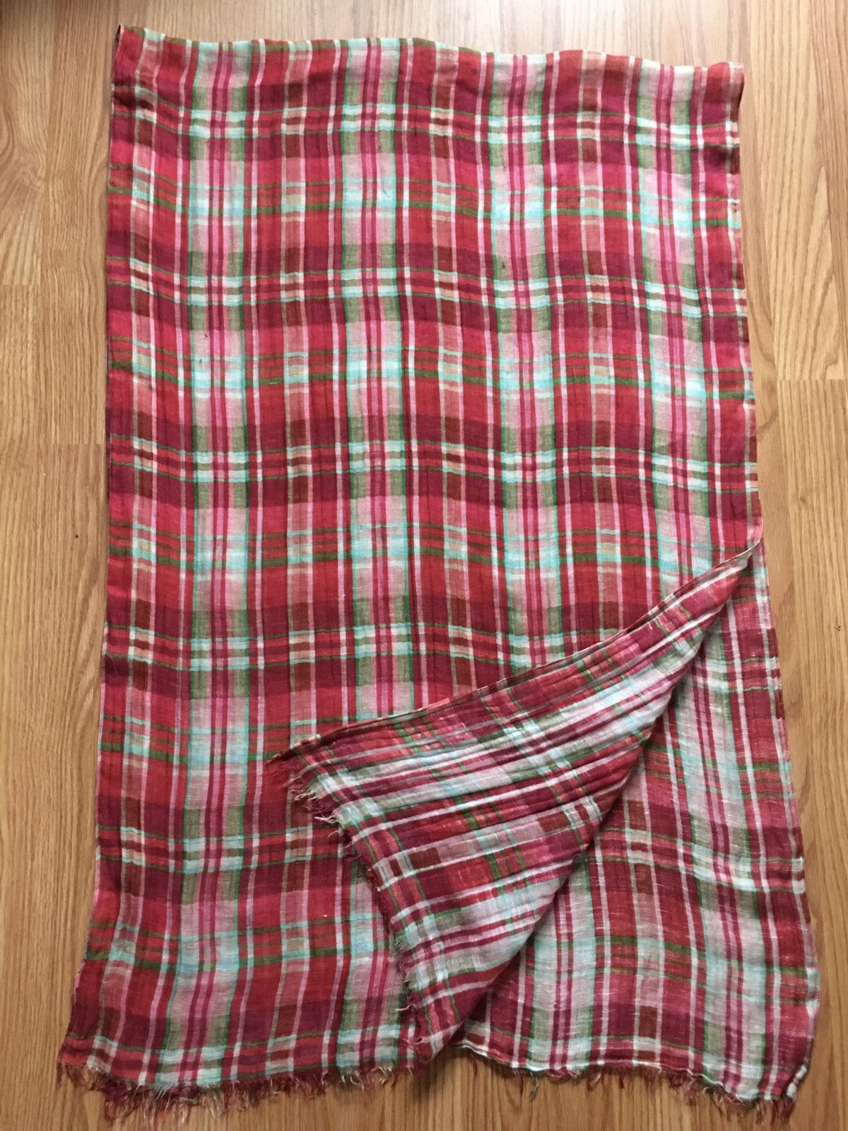 Franco Ferrari Italy Wool Linen Silk Scarf Shawl Wrap