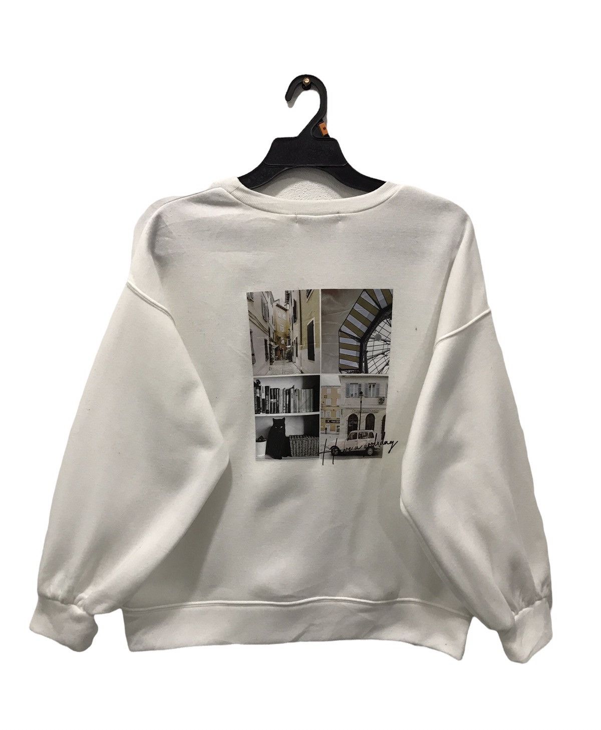 Japanese Brand BEGUM HAVE A GOOD DAY SWEATSHIRT Size US L / EU 52-54 / 3 - 1 Thumbnail
