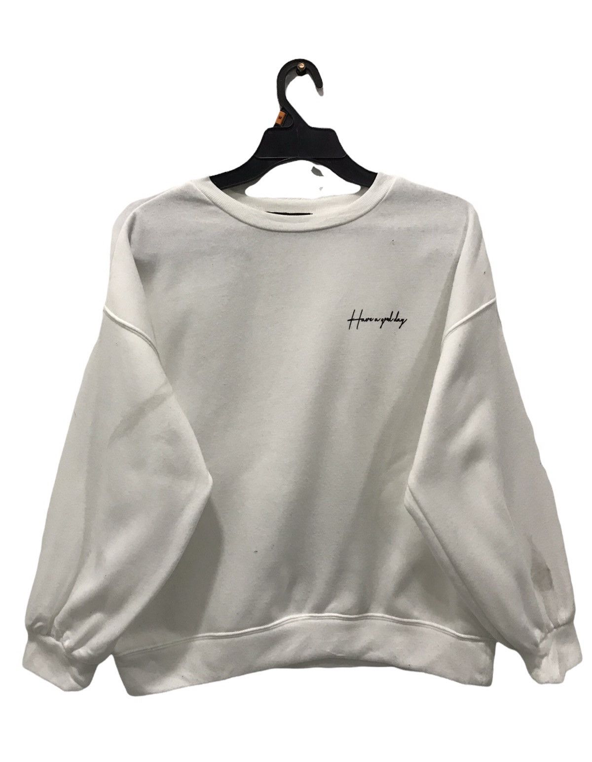 Japanese Brand BEGUM HAVE A GOOD DAY SWEATSHIRT Size US L / EU 52-54 / 3 - 2 Thumbnail