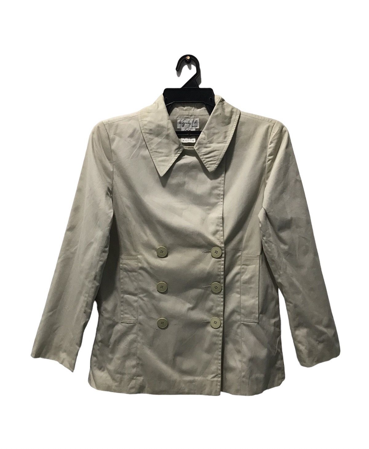 Japanese Brand × Vintage × agnes b. VINTAGE JAPANESE BRAND AGAIN B. PARIS JACKET COAT Size US M / EU 48-50 / 2 - 1 Thumbnail